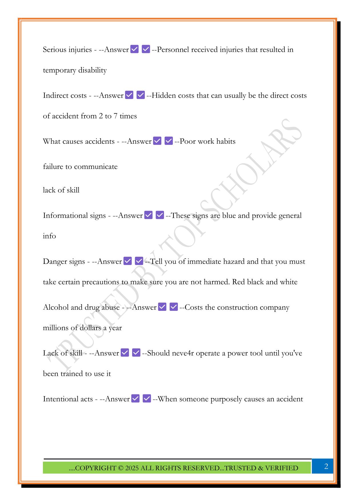 NCCER module 1 Exam 2025 Questions and Answers