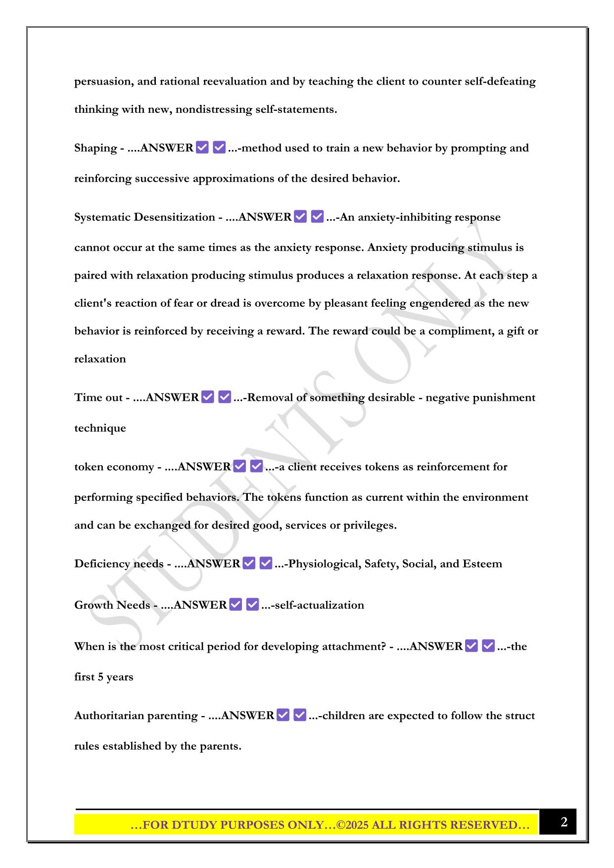 ASWB MSW EXAM VOCAB 2025 QUESTIONS AND ANSWERS