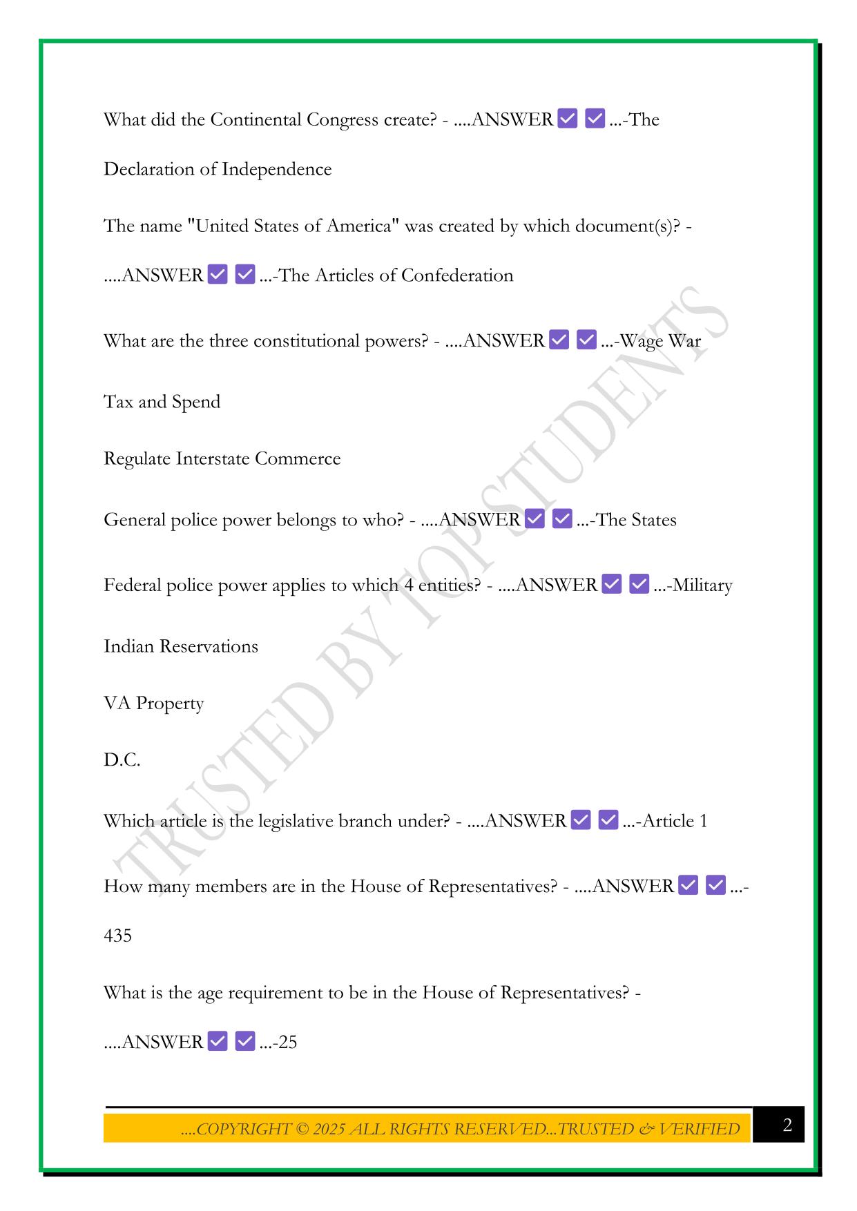 VA LETC WEEK 2 EXAM 2025 QUESTIONS AND ANSWERS