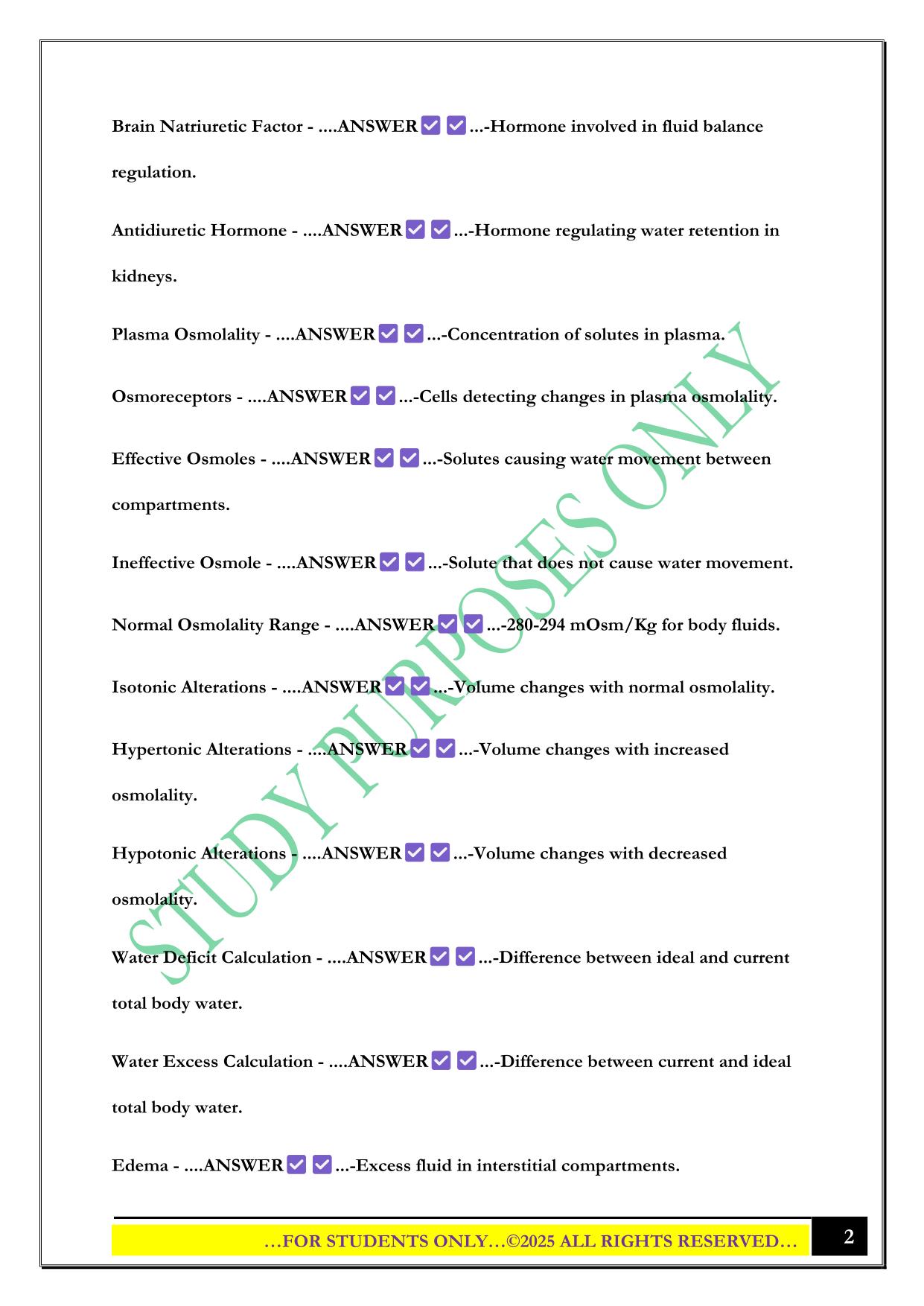 NSG 533 Exam 1, Module 2 2025 Questions and Answers