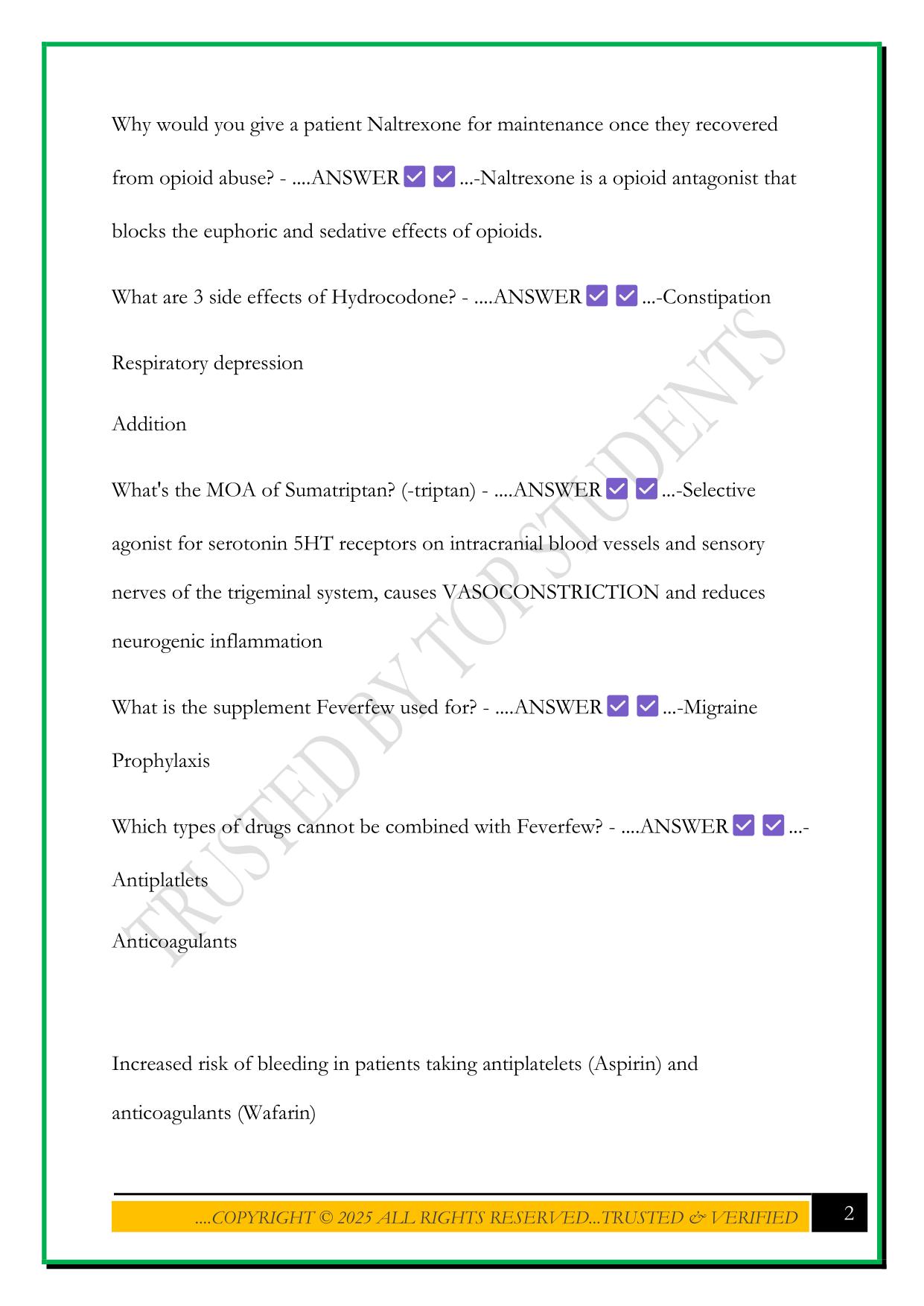 NURS 5334 FINAL EXAM 2025 QUESTIONS AND ANSWERS