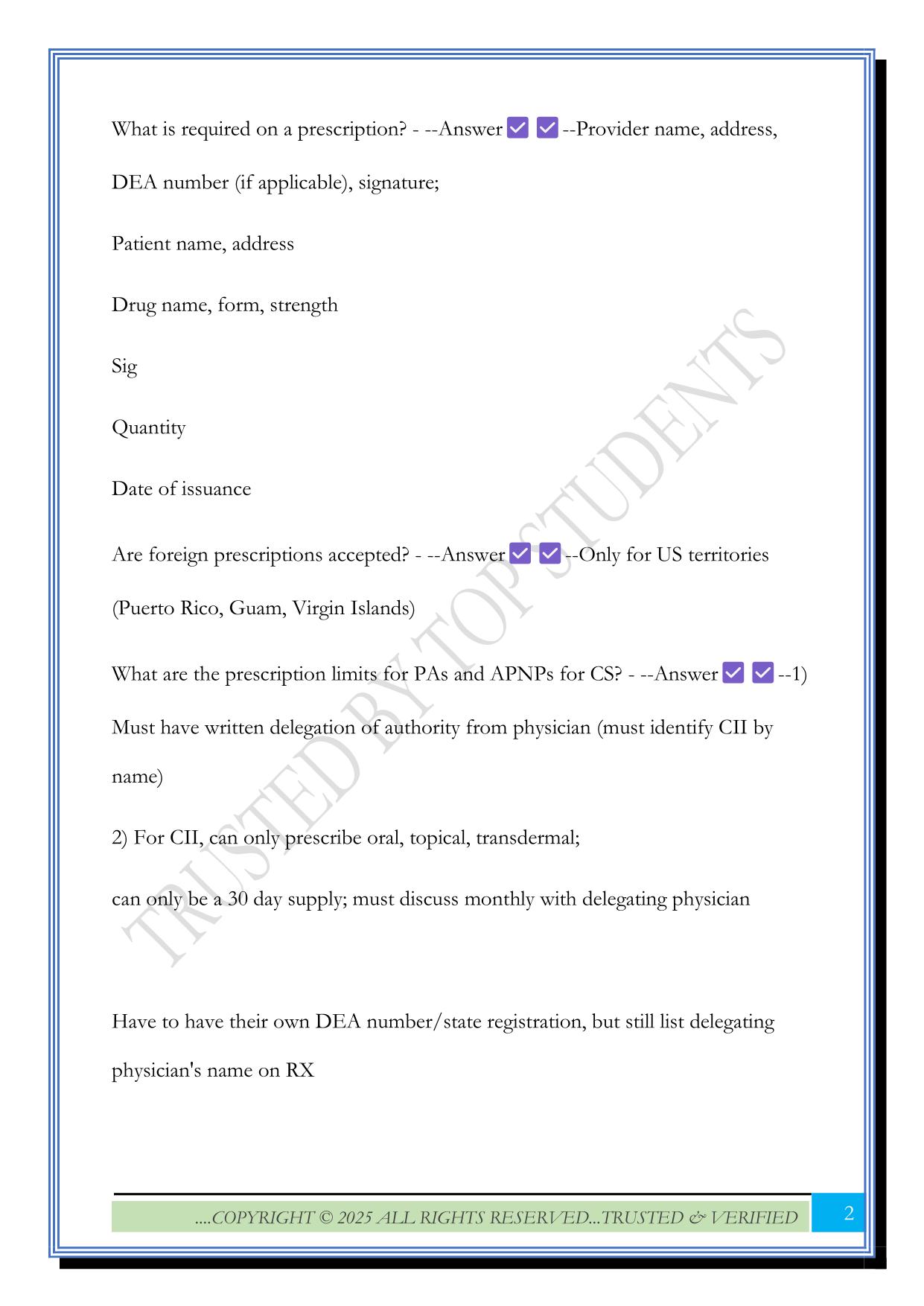 IAF IL MPJE Illinois Pharmacy Practice Act Exam 2025 Questions and Answers