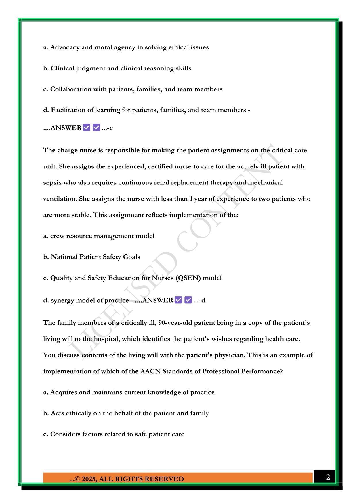 NR 341 EXAM 1 2025 QUESTIONS AND ANSWERS
