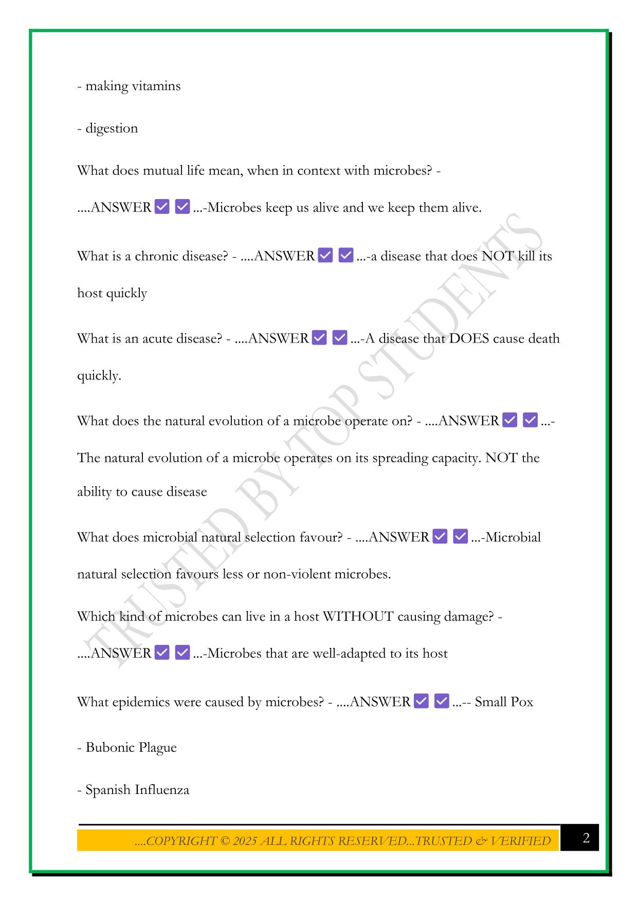 NATS 1670 FINAL EXAM 2025 QUESTIONS AND ANSWERS