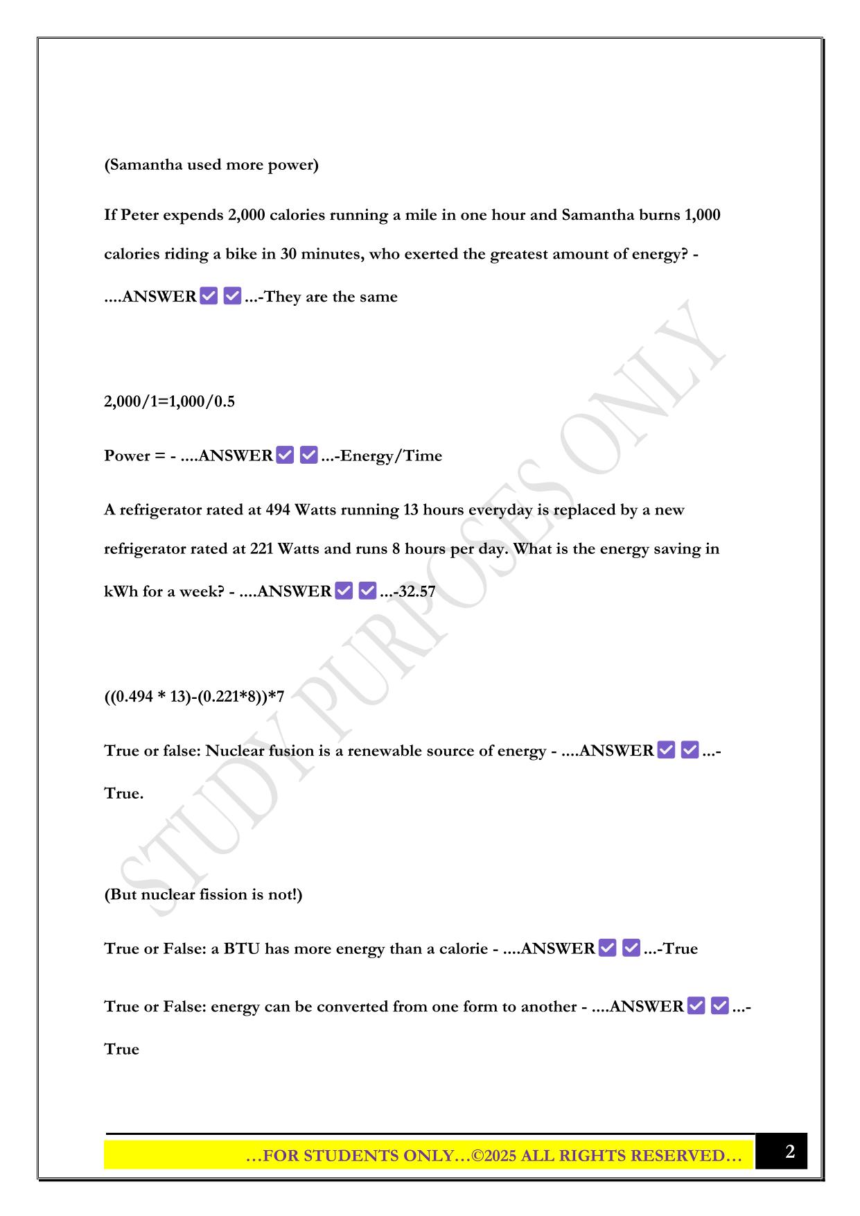 EGEE 102 Final Exam 2025 Questions and Answers