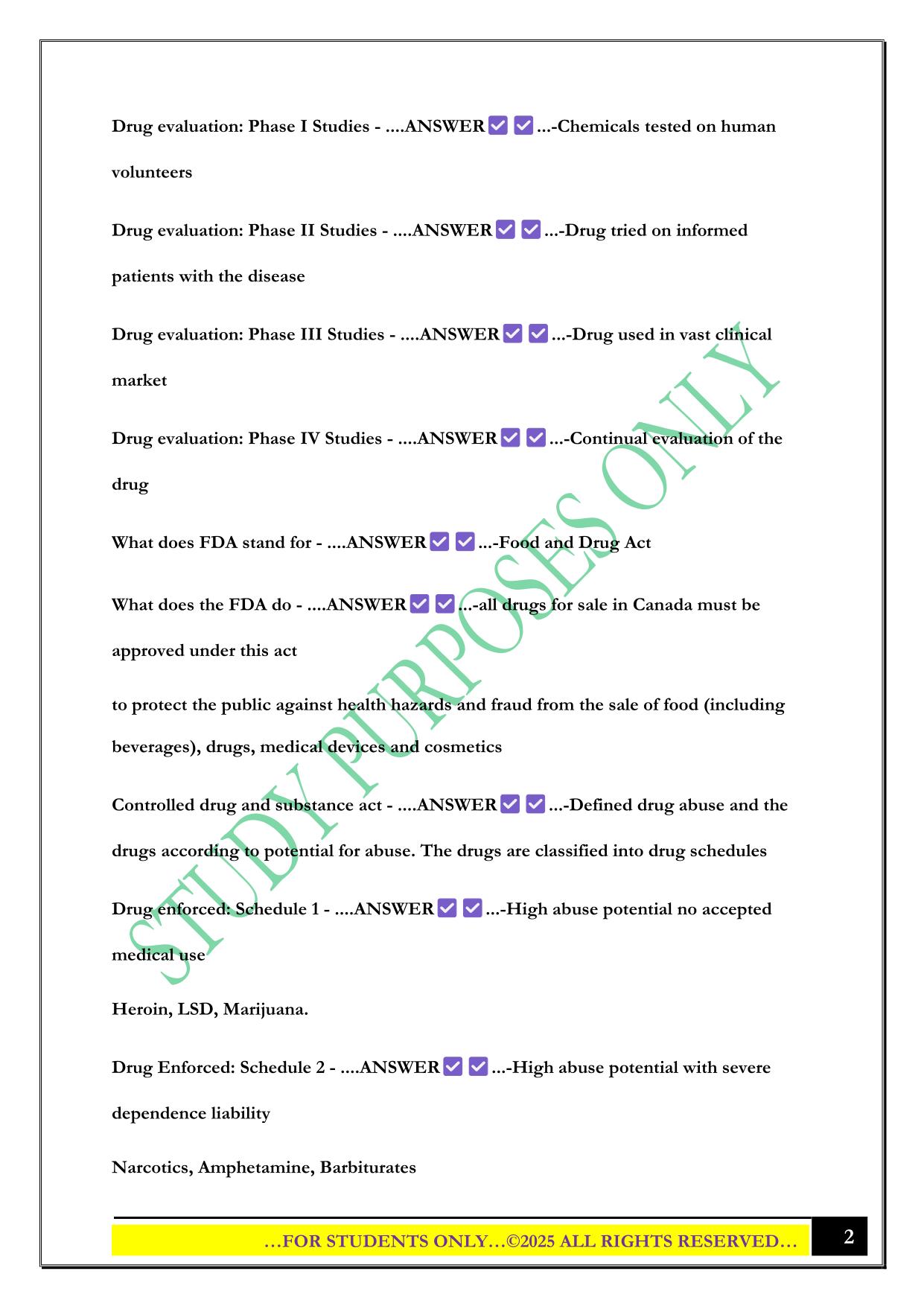 PN 1005 FINAL REVIEW 2025 QUESTIONS AND ANSWERS
