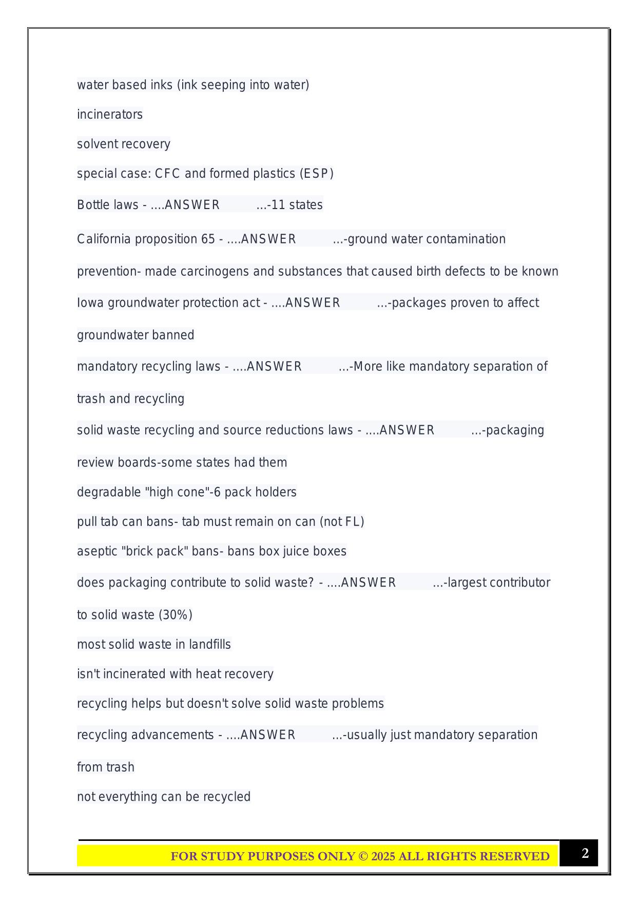 PKSC 1020 Test 3 – Batt 2025 Questions and Answers