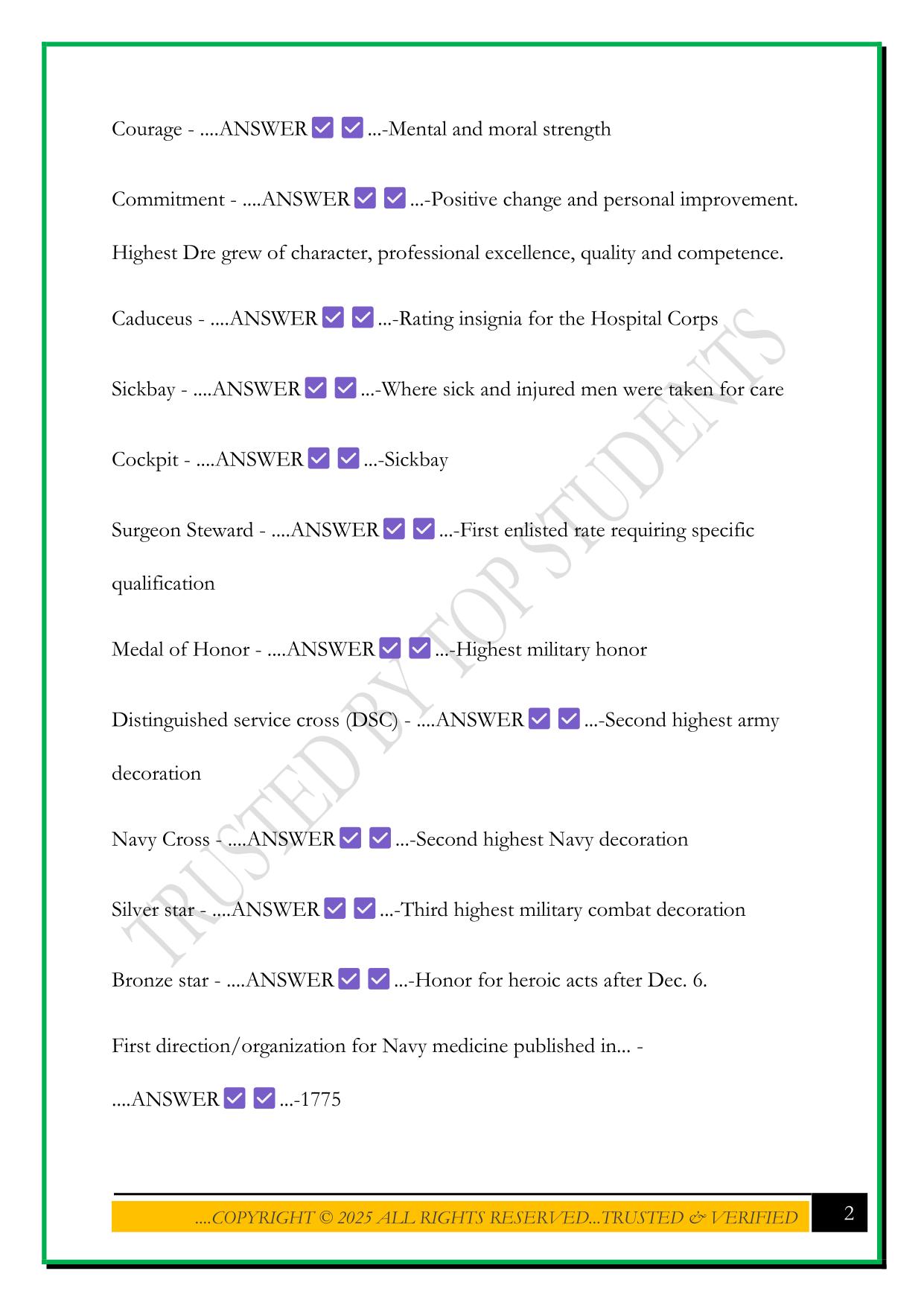 HCB 101 TEST 1 2025 QUESTIONS AND ANSWERS