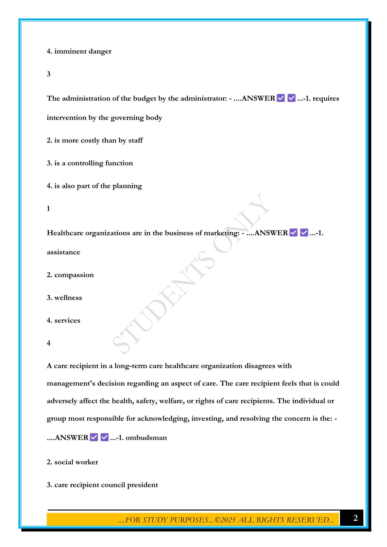 NAB CORE PRACTICE EXAM 2025 QUESTIONS AND ANSWERS