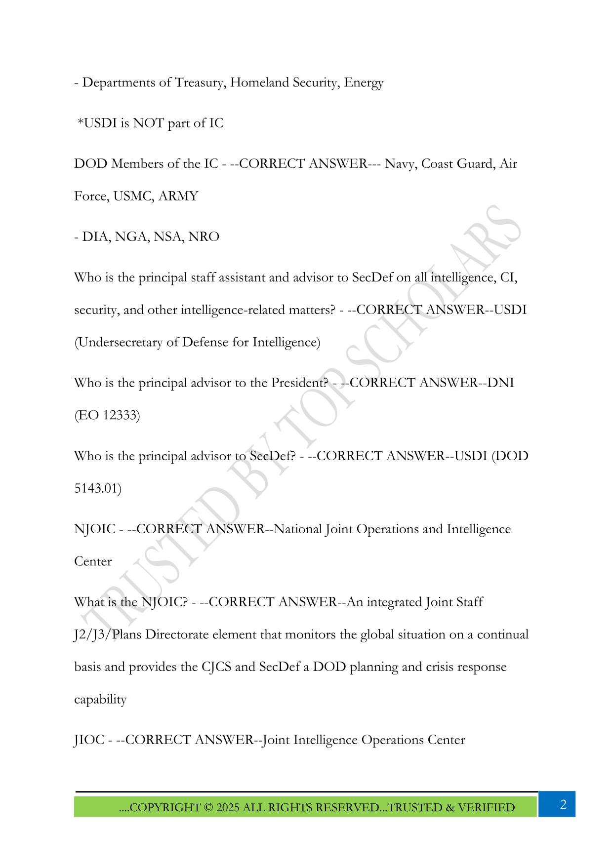 CDASA I: Topic 1 Exam 2025 Questions and Answers
