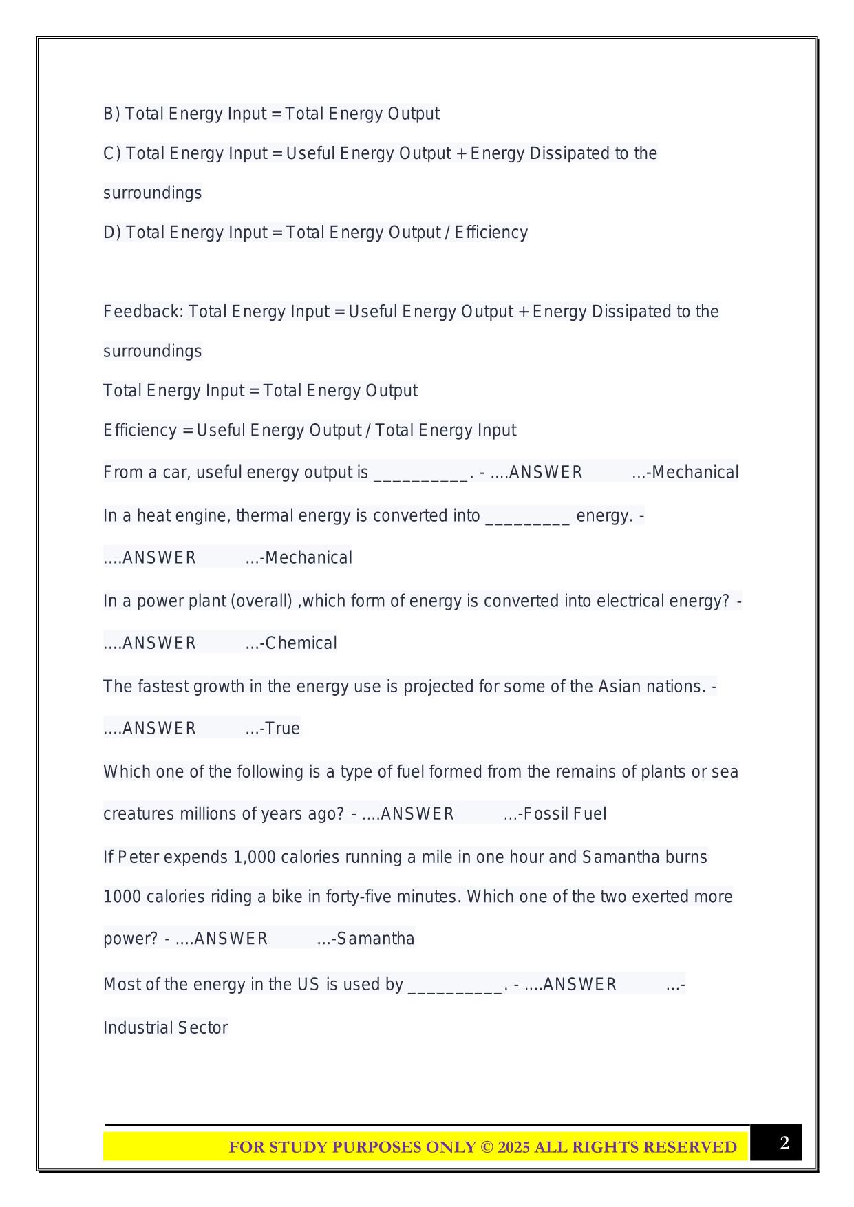 EGEE FINAL EXAM 2025 QUESTIONS AND ANSWERS