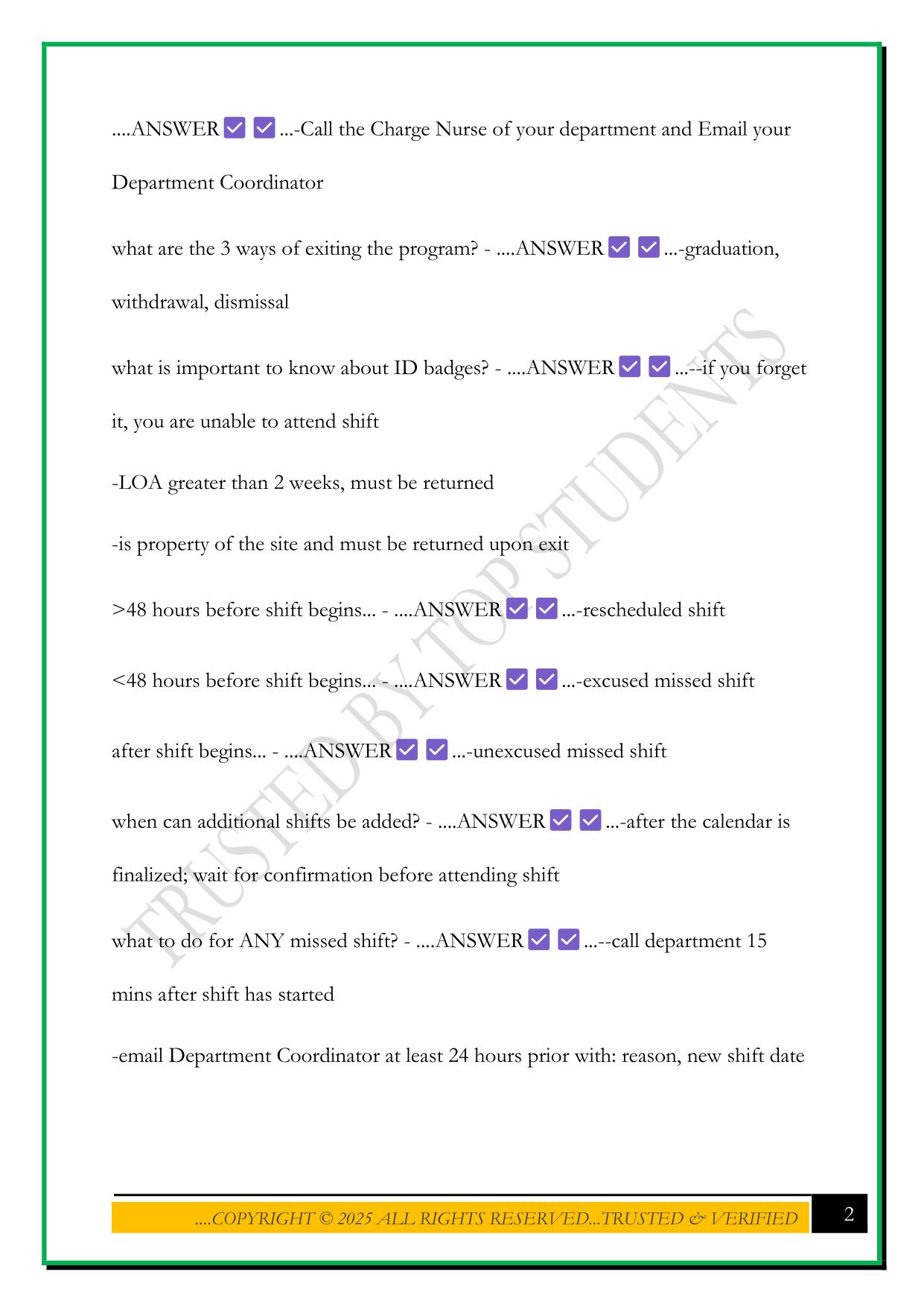 COPE JUNIOR HEALTH SCHOLARS EXAM 2025 QUESTIONS AND ANSWERS