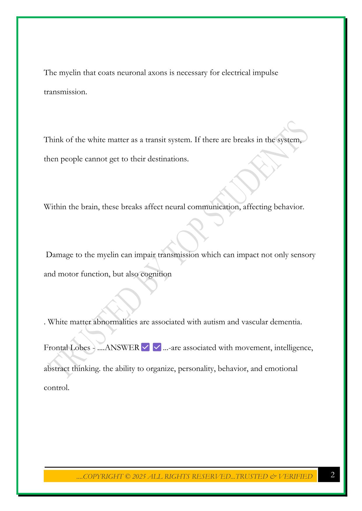 NR 546 EXAM 2025 QUESTIONS AND ANSWERS