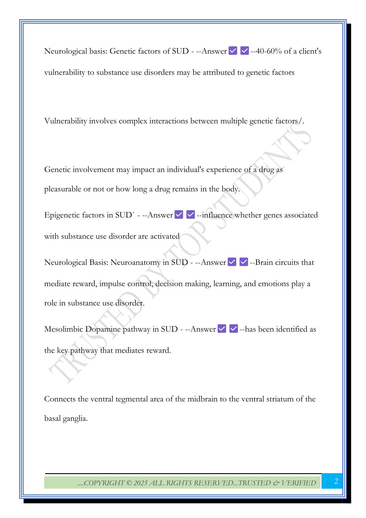 NR546 Week 6 2025 Questions and Answers