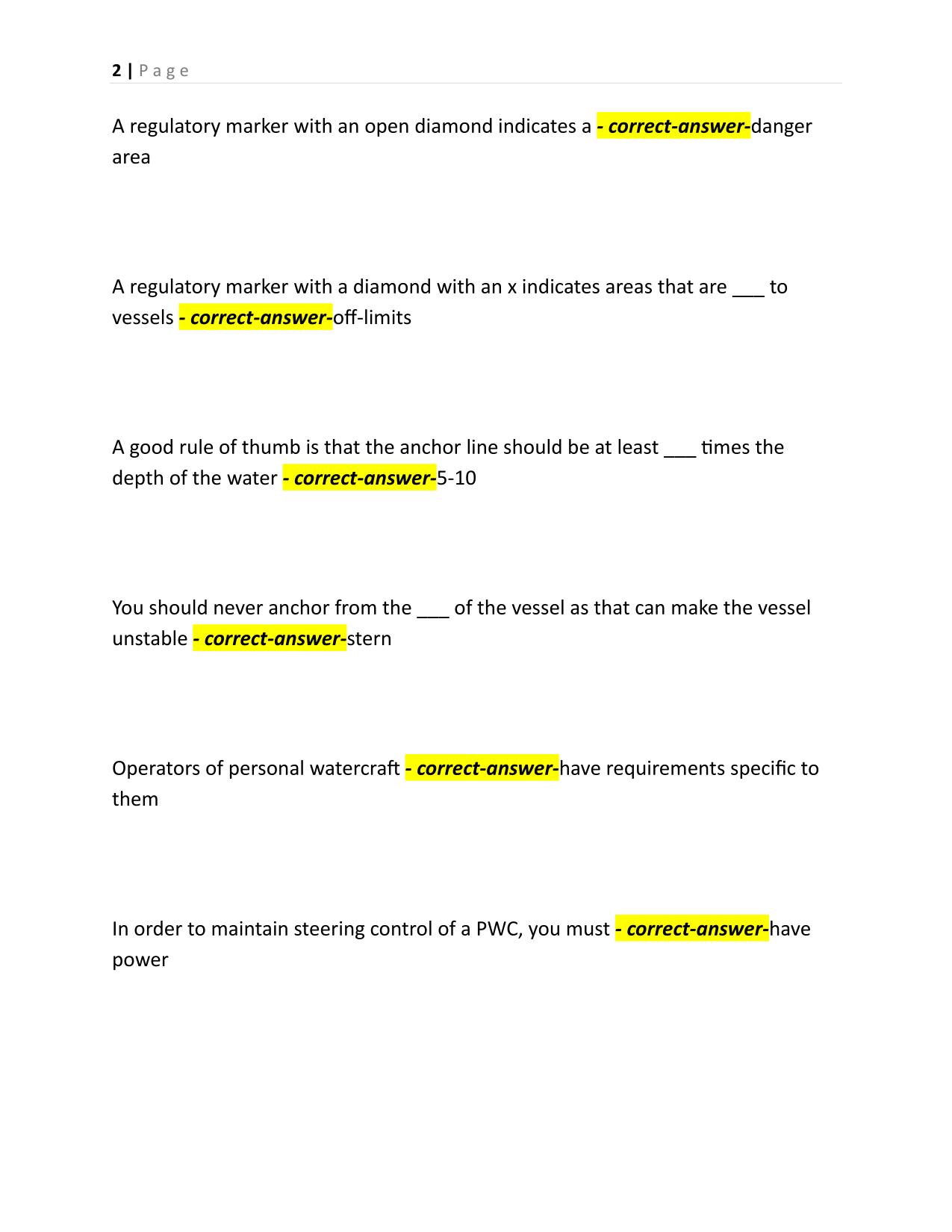BOATING EXAM - CT 2025 | ACTUAL EXAM QUESTIONS WITH VERIFIED ANSWERS