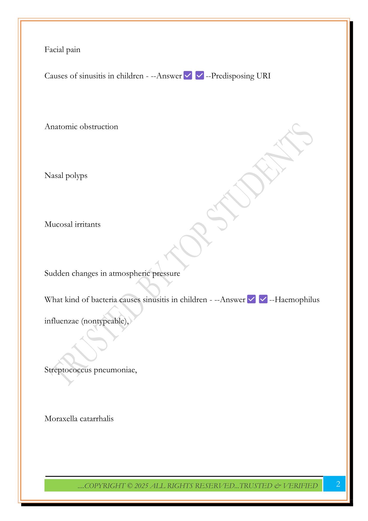 MN580 Final Exam 2025 Questions and Answers