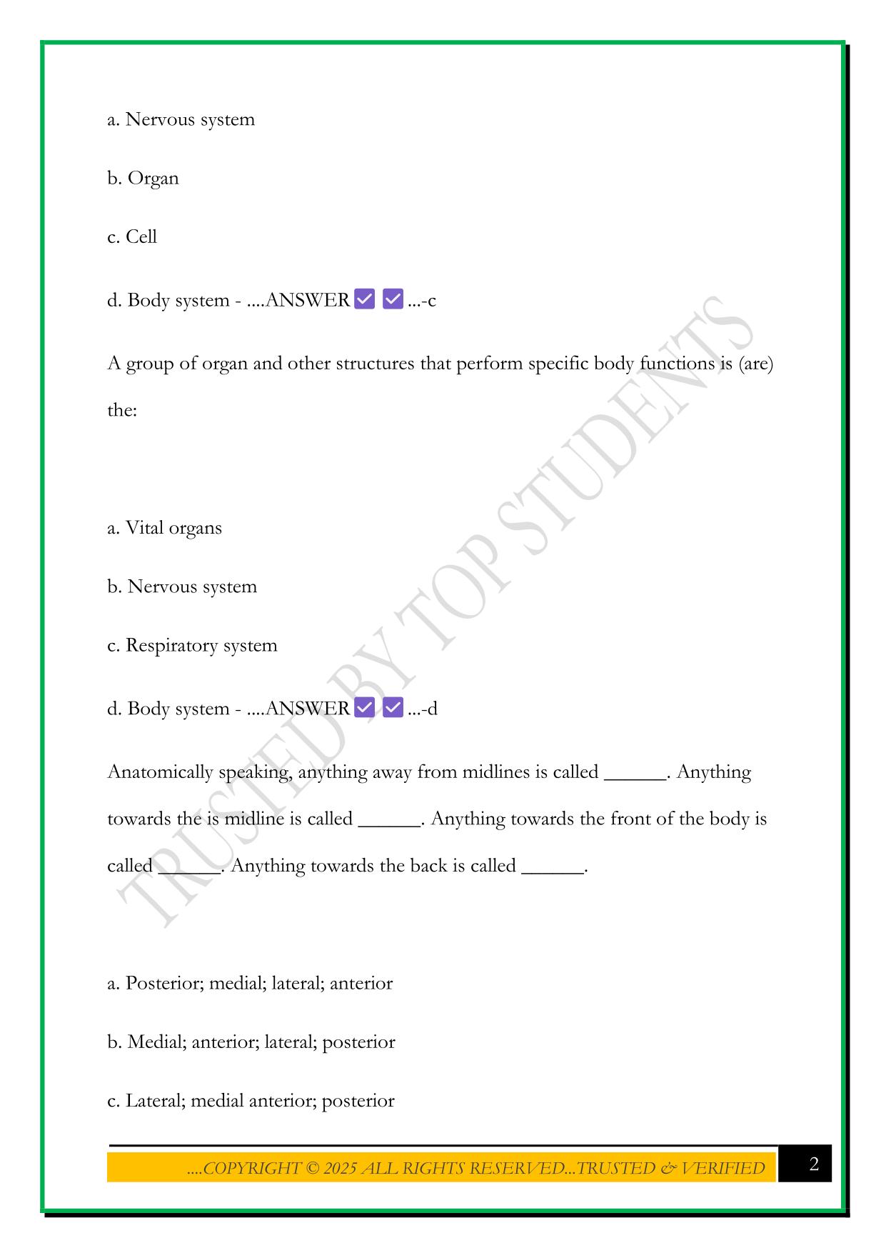 CANADIAN RED CROSS - EMERGENCY MEDICAL RESPONDER - MID-COURSE KNOWLEDGE EVALUATION EXAM 2025 QUESTIONS AND ANSWERS