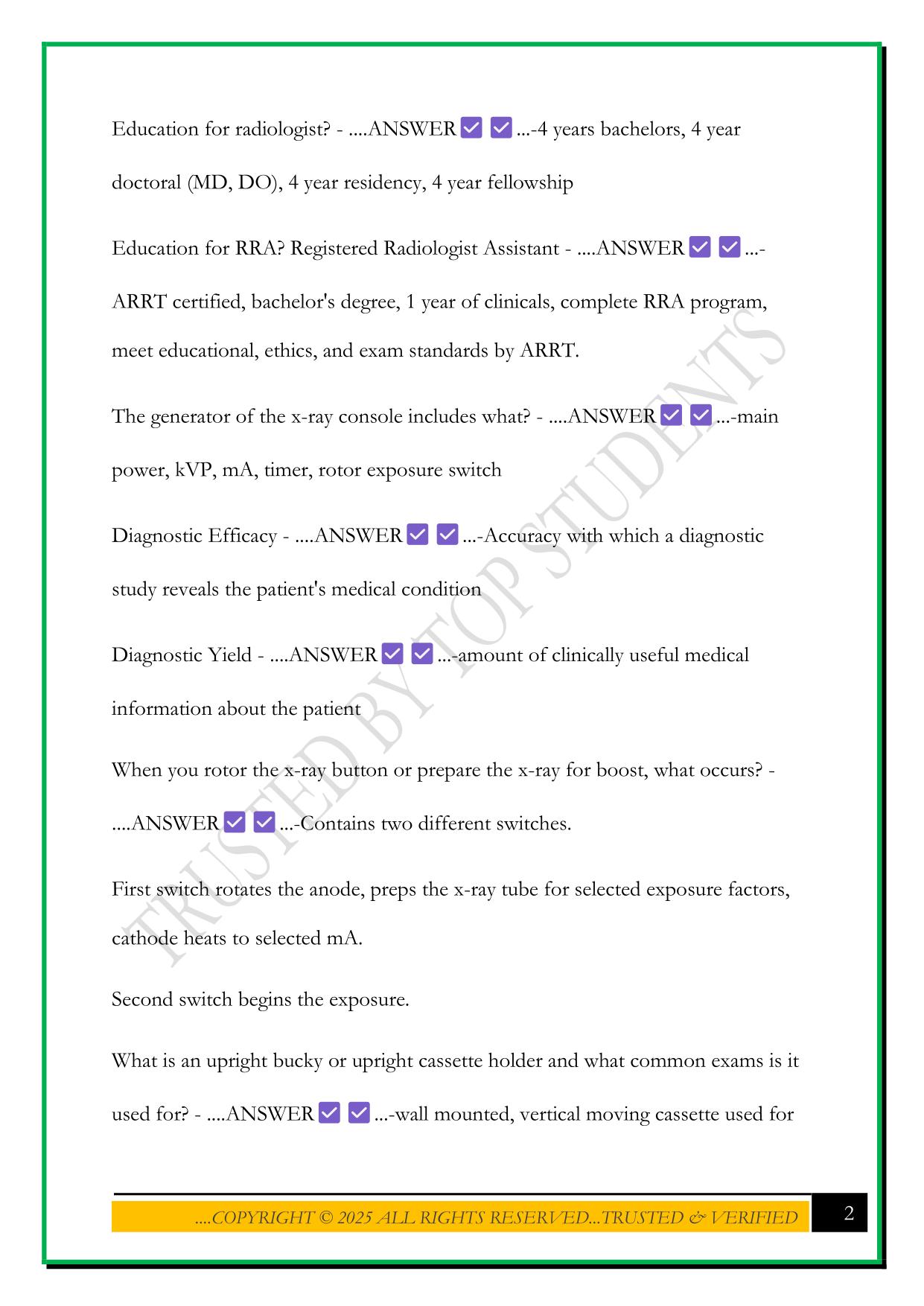 DMI 49 FINAL EXAM 2025 QUESTIONS AND ANSWERS