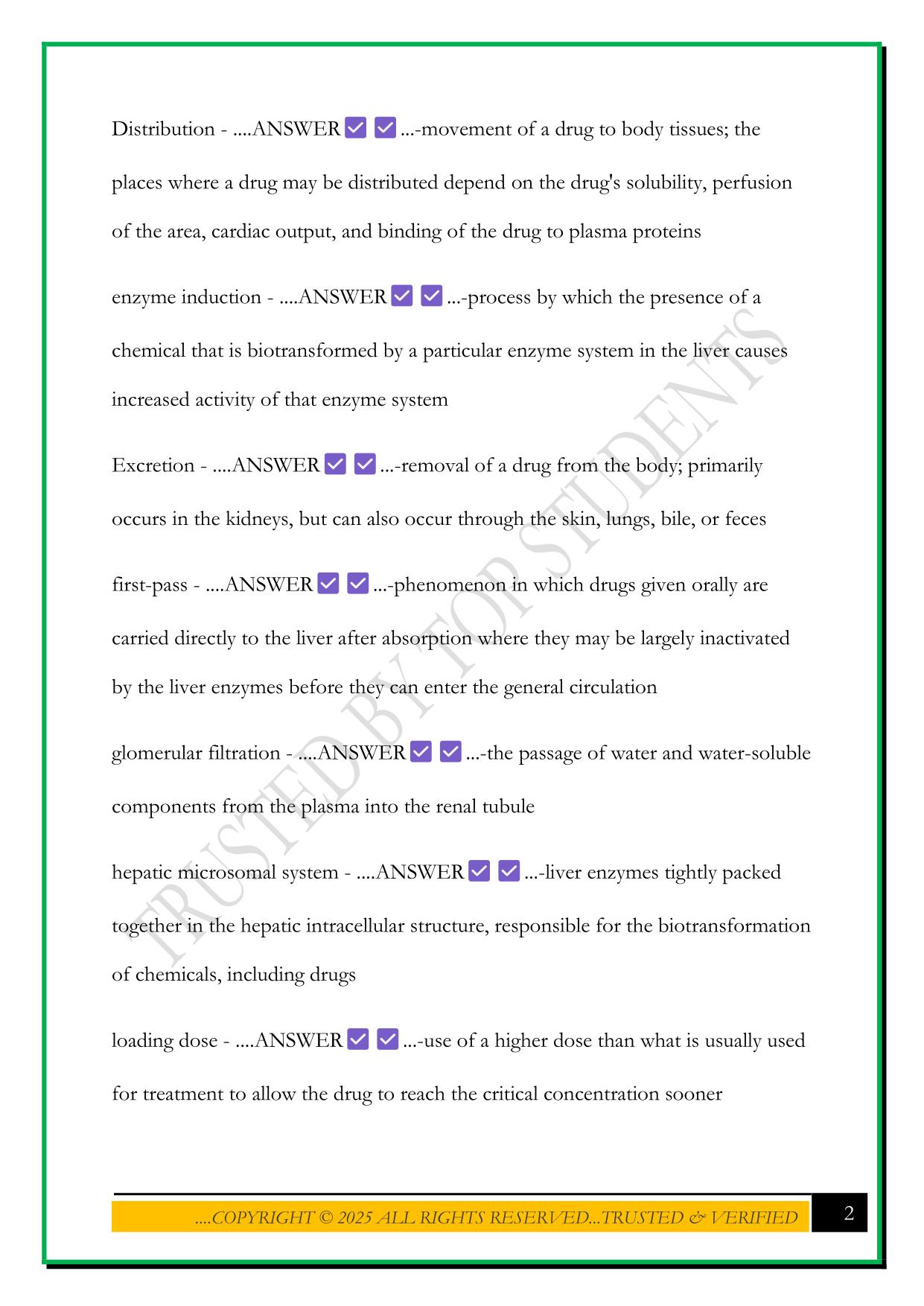 PN 1005 PHARMACOLOGY MIDTERM EXAM 2025 QUESTIONS AND ANSWERS