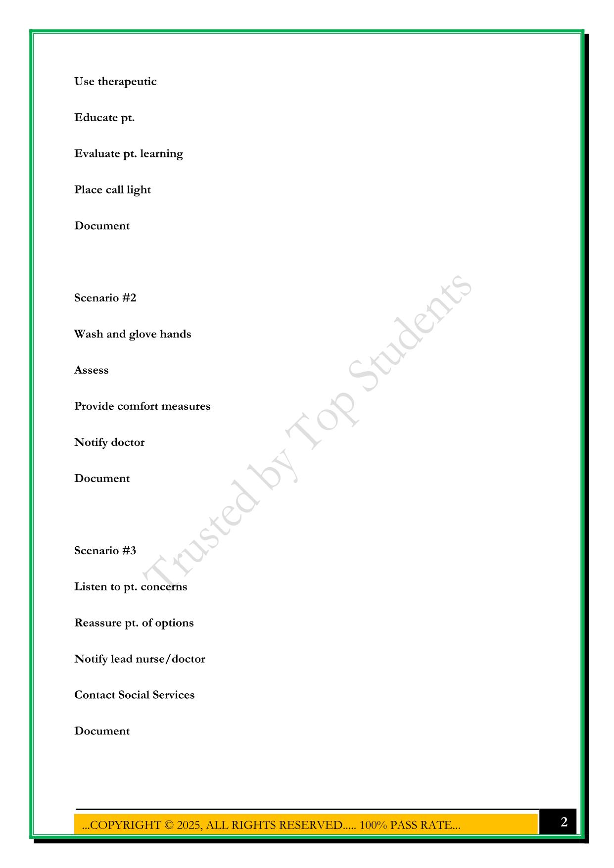 SWIFT RIVER MEDICAL-SURGICAL EXAM 2025 QUESTIONS AND ANSWERS