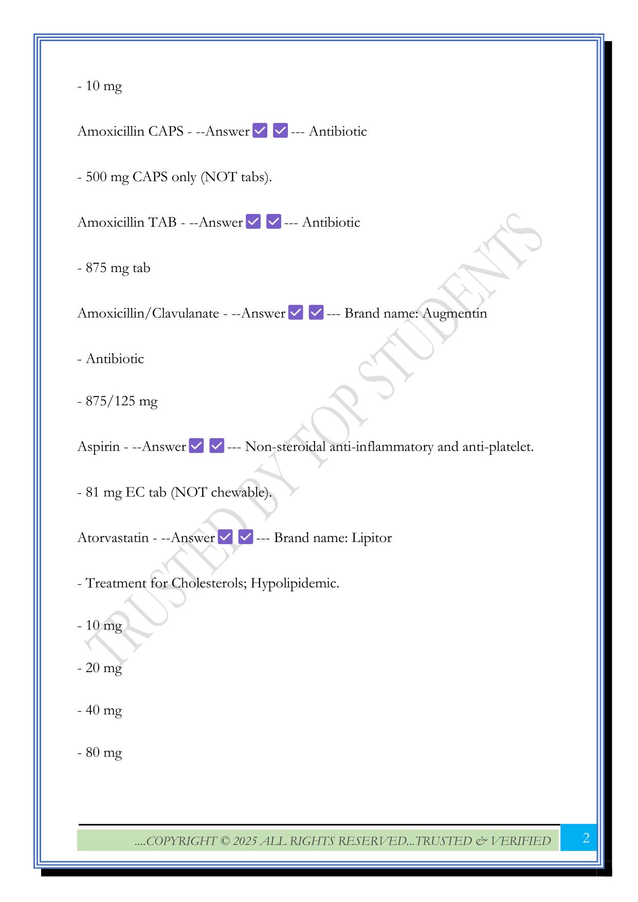 CVS Pharmacy Technician Fast Movers Exam 2025 Questions and Answers