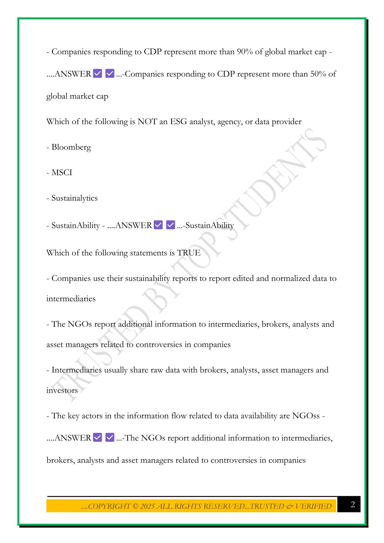CESGA 3.1 EXAM QUESTIONS 2025 WITH ALL CORRECT DETAILED ANSWERS