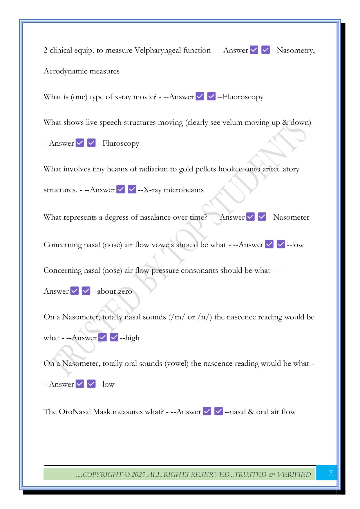 COMD 5070 Exam 3 2025 Questions and Anwsers