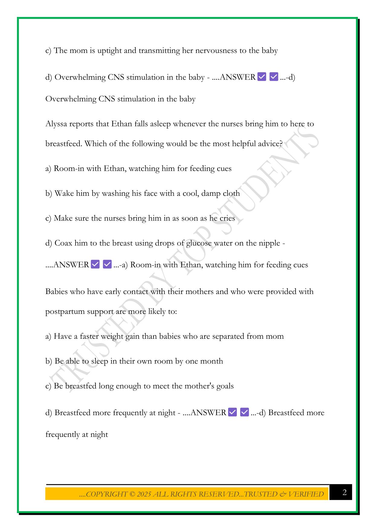 CLC PRACTICE EXAM #7 UPDATED: (2025) QUESTIONS AND VERIFIED ANSWERS|MULTIPLE CHOICES| 100% PASSED