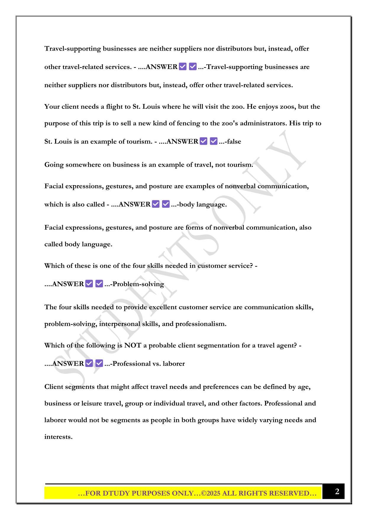 FINA EXAM 2025 QUESTIONS AND ANSWERS
