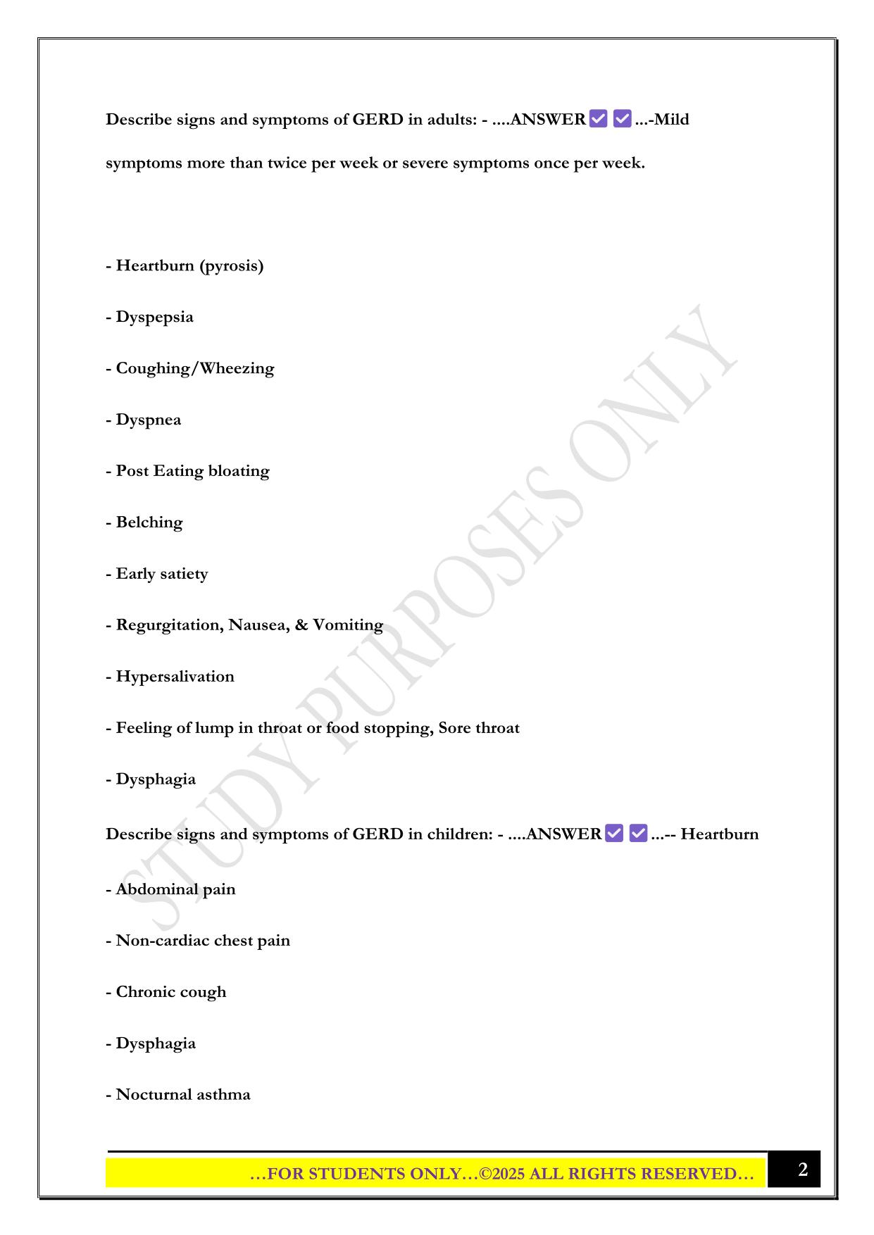 IUPUI Biophysical Processes Exam 3 2025 Questions and Answers