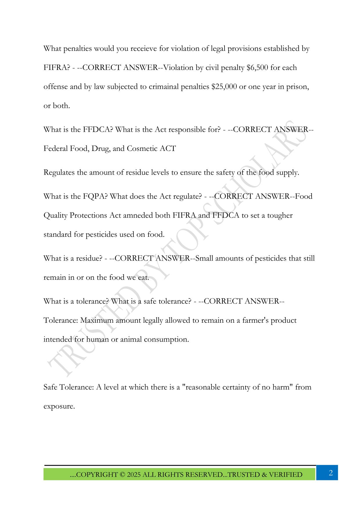 Iowa Core Manual: Iowa Commercial Pesticide Applicators Exam 2025 Questions and Answers
