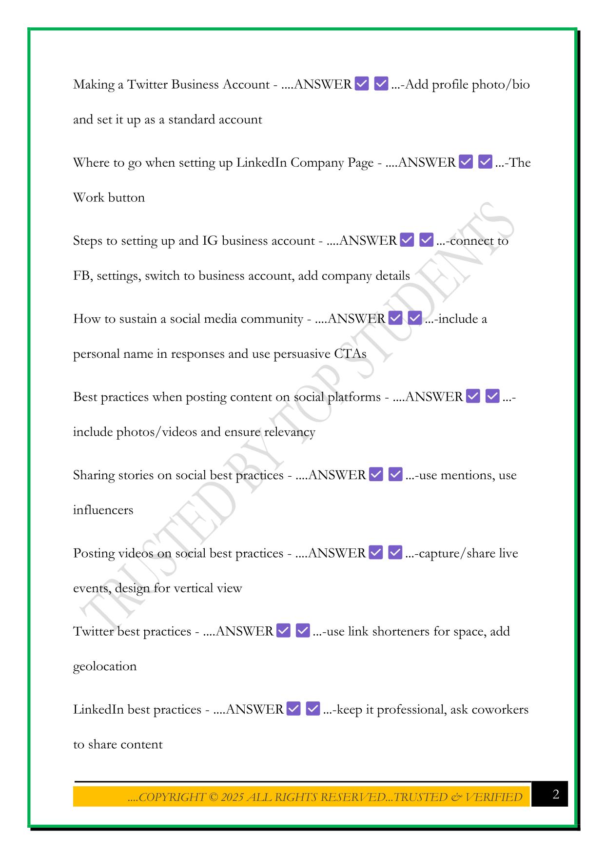 DMI CERTIFICATE EXAM 2025 QUESTIONS AND ANSWERS