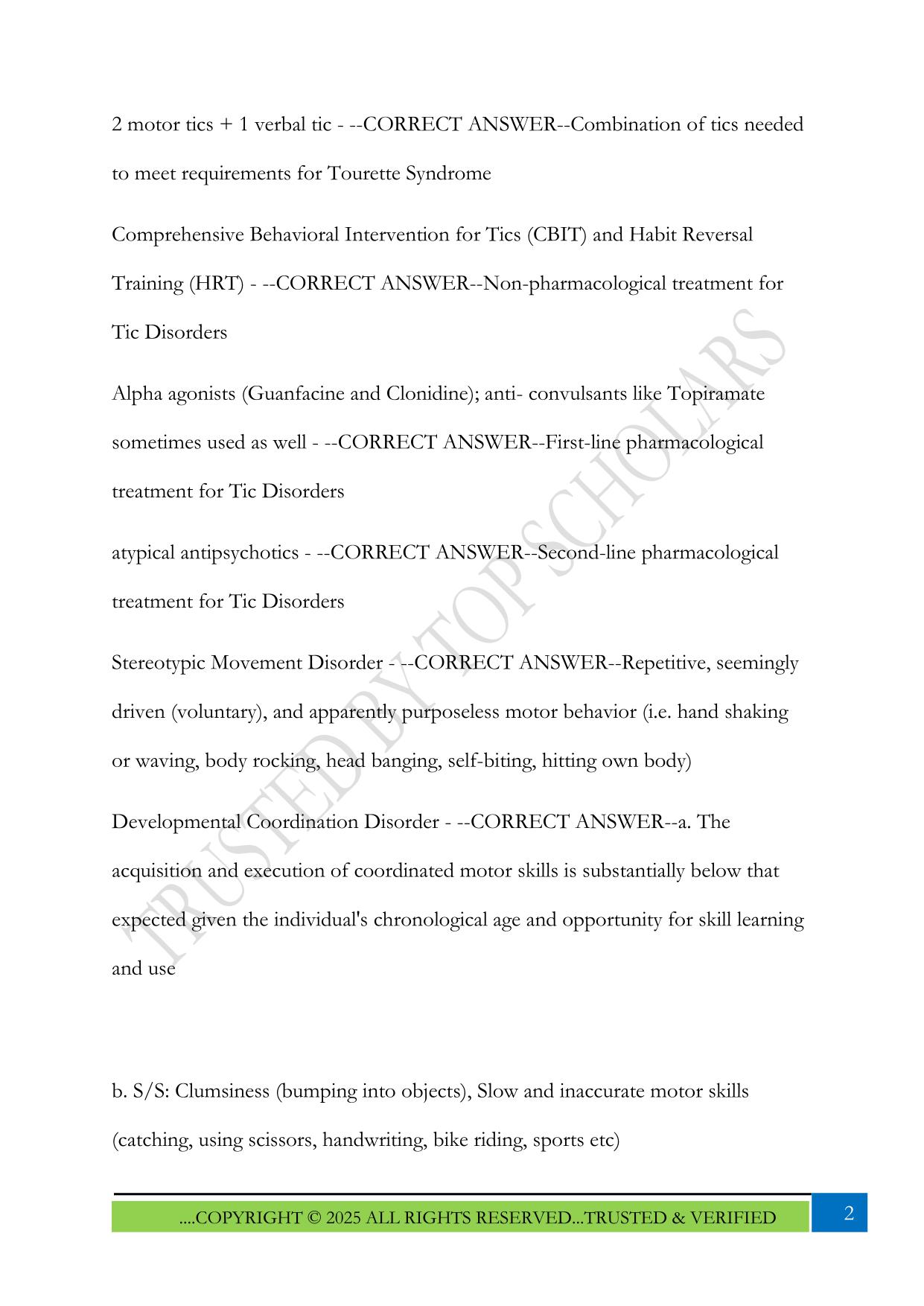 NURS 663 Exam 2 2025 Questions and Answers