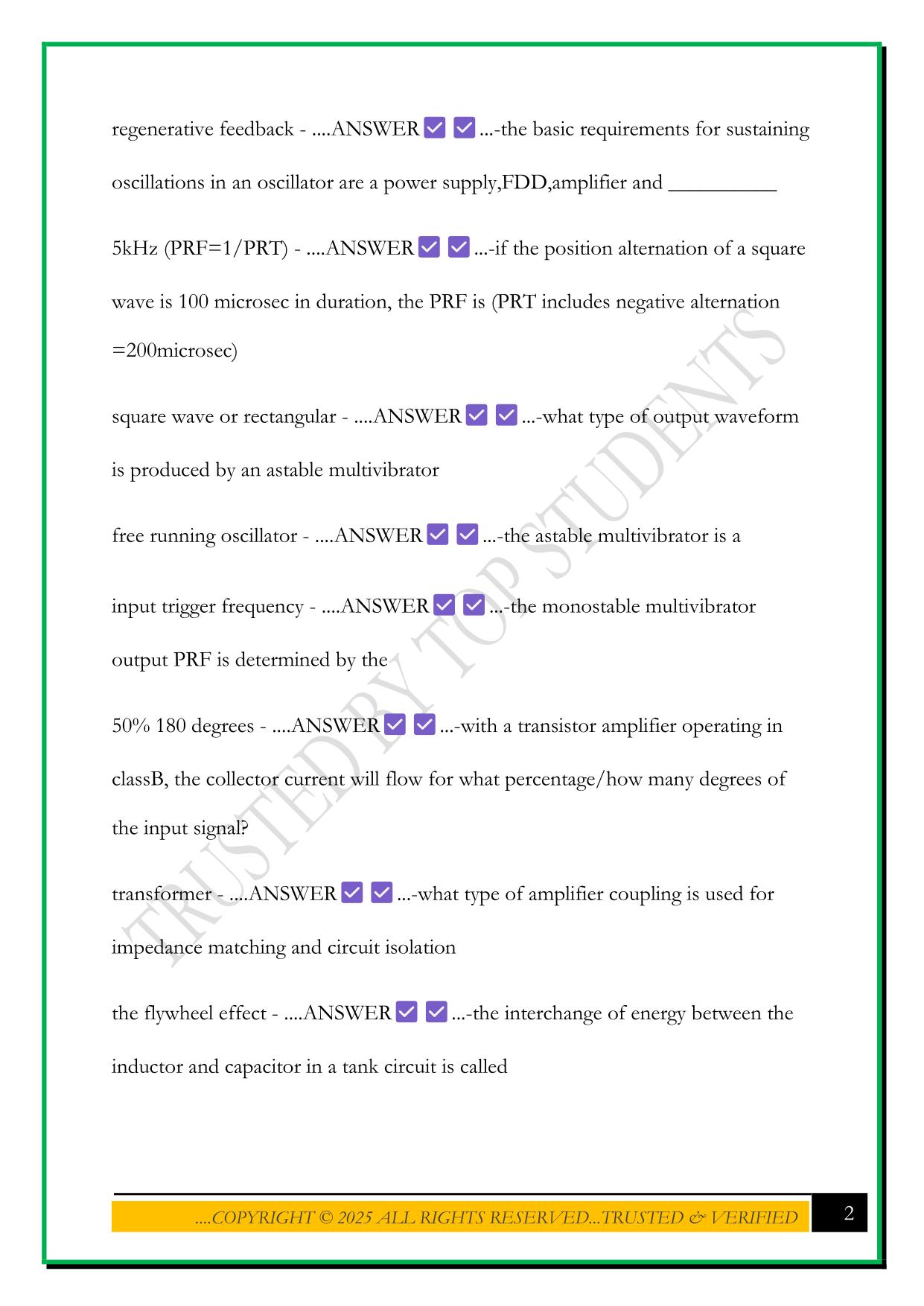 NCATT EXAM 2025 QUESTIONS AND ANSWERS