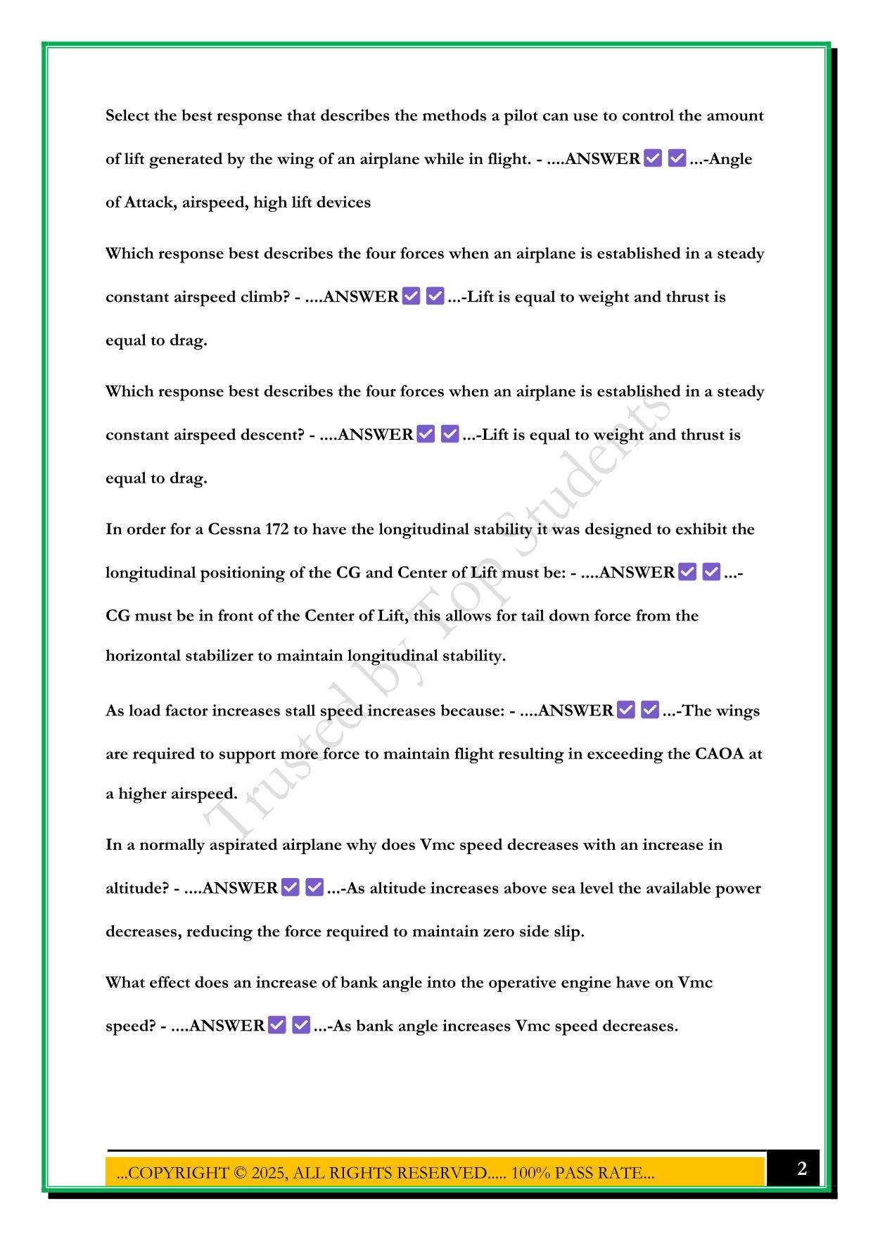 COMMERCIAL GROUND FINAL EXAM 2025 QUESTIONS AND ANSWERS