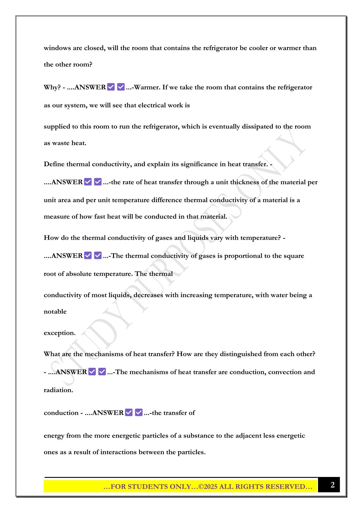 EGEE 304 EXAM 1 2025 QUESTIONS AND ANSWERS