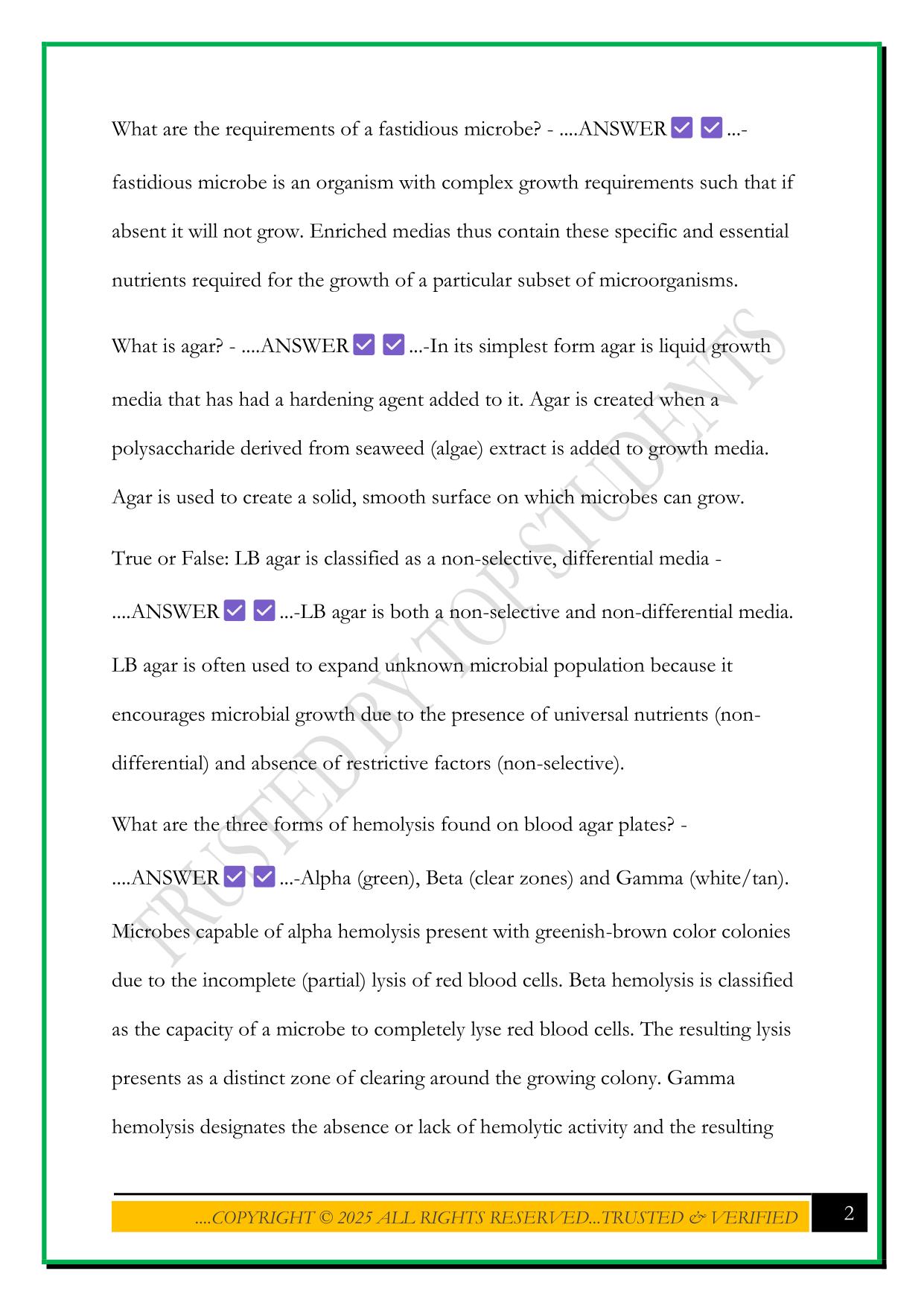 BIO 171 MODULE 4 REVIEW 2025 QUESTIONS AND ANSWERS