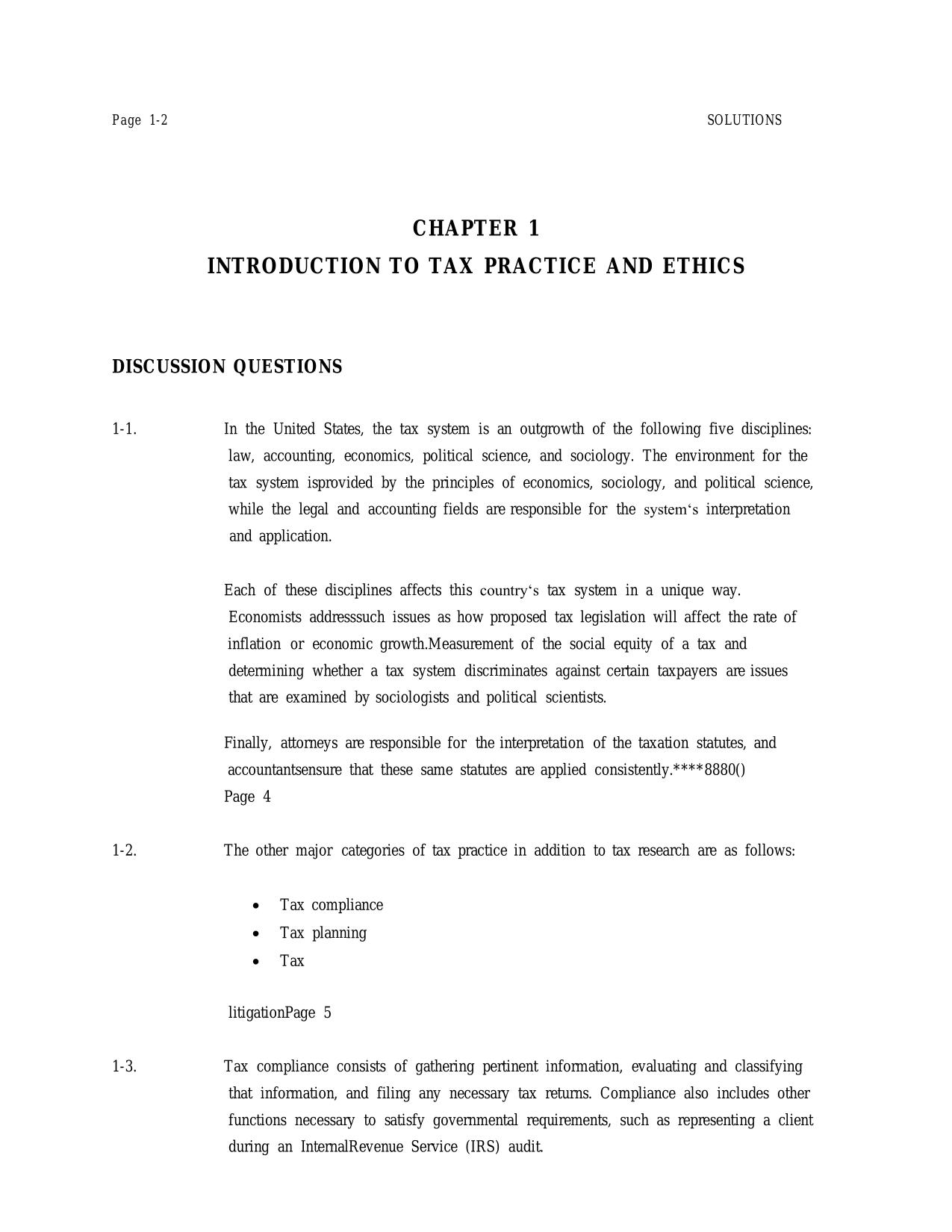 SolutionttManualttFederalttTaxttResearch tt13thttEditionttbyttRobyttSawyers,ttSteventtGill ttChapterstt1tt-13