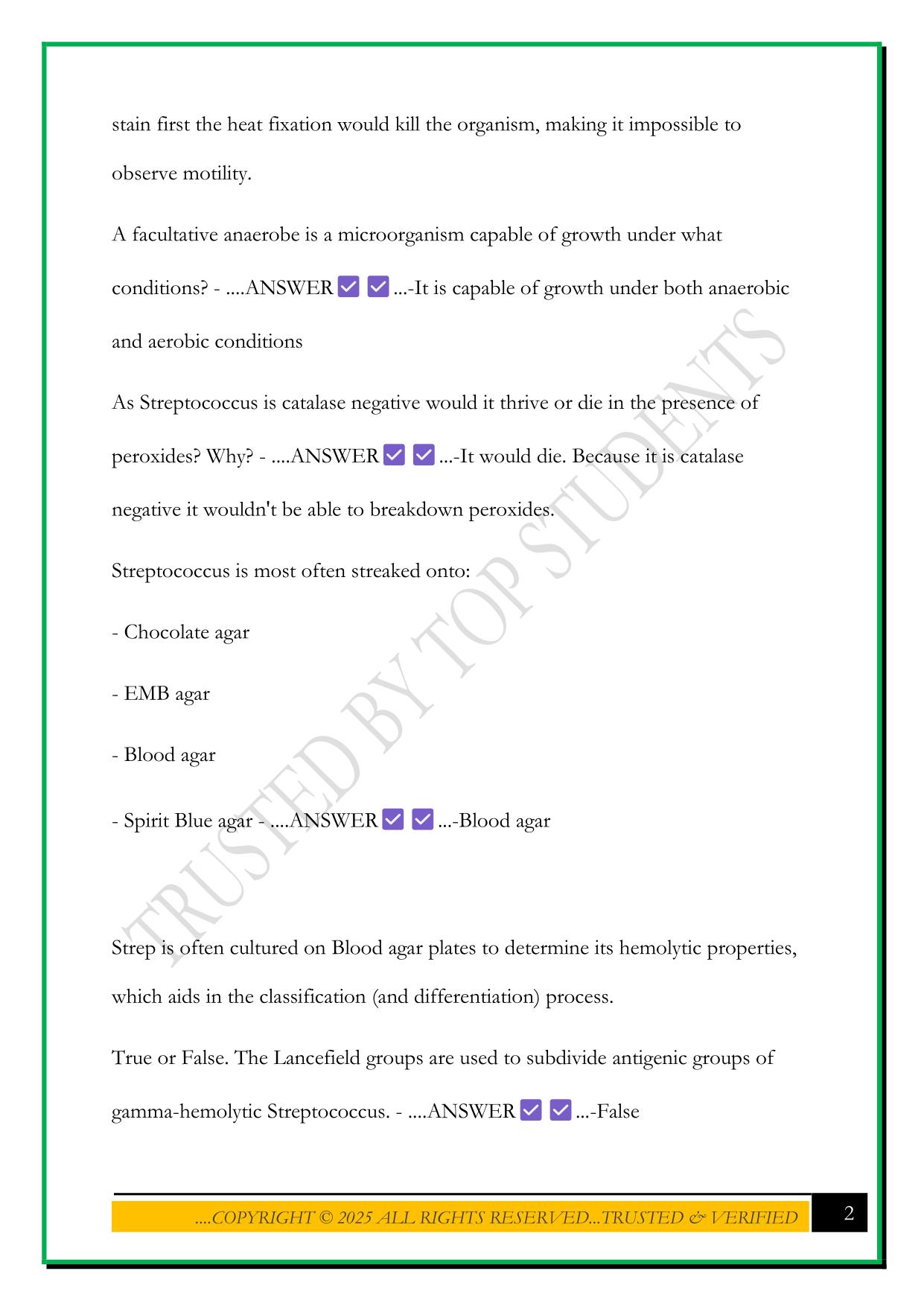 BIOD 171 : MODULE 5 EXAM 2025 QUESTIONS AND ANSWERS