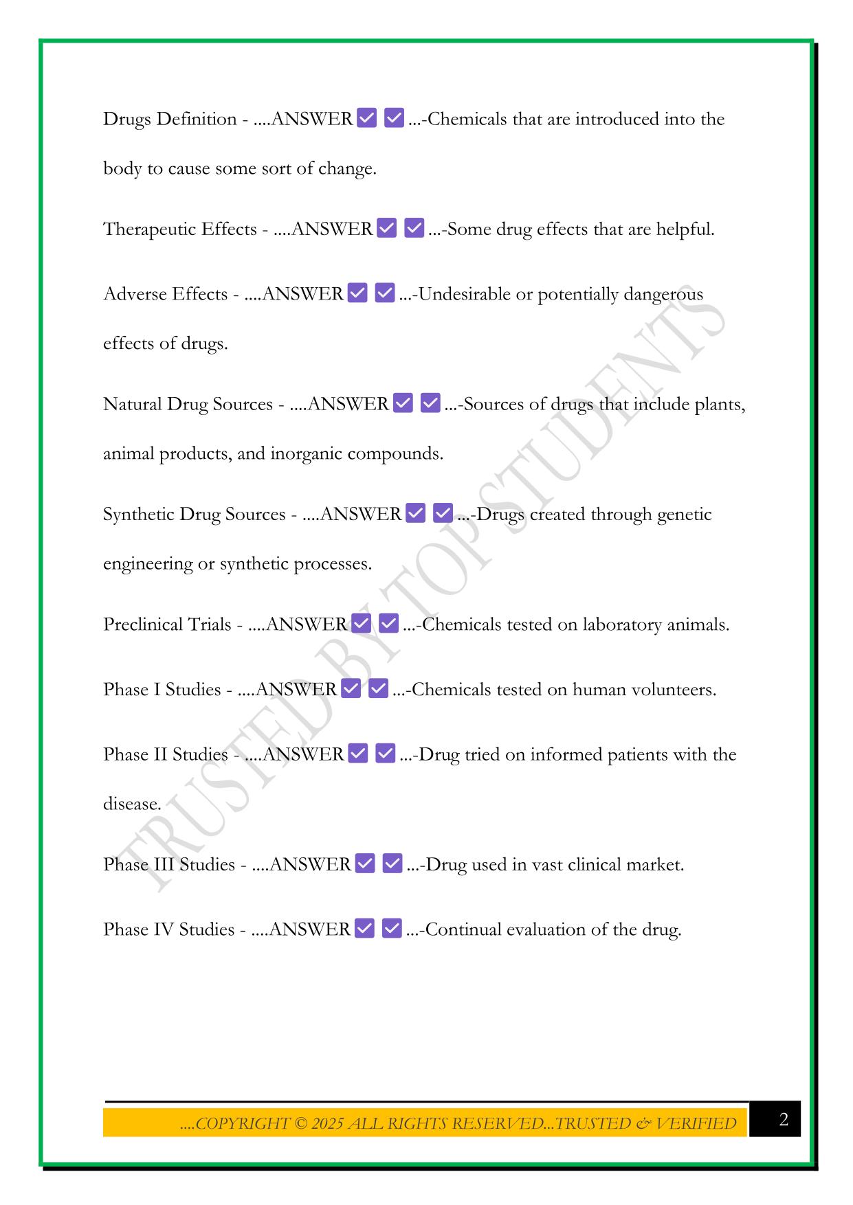 PN1005 - MIDTERM REVIEW (SESSION 1 & 2) 2025 QUESTIONS AND ANSWERS
