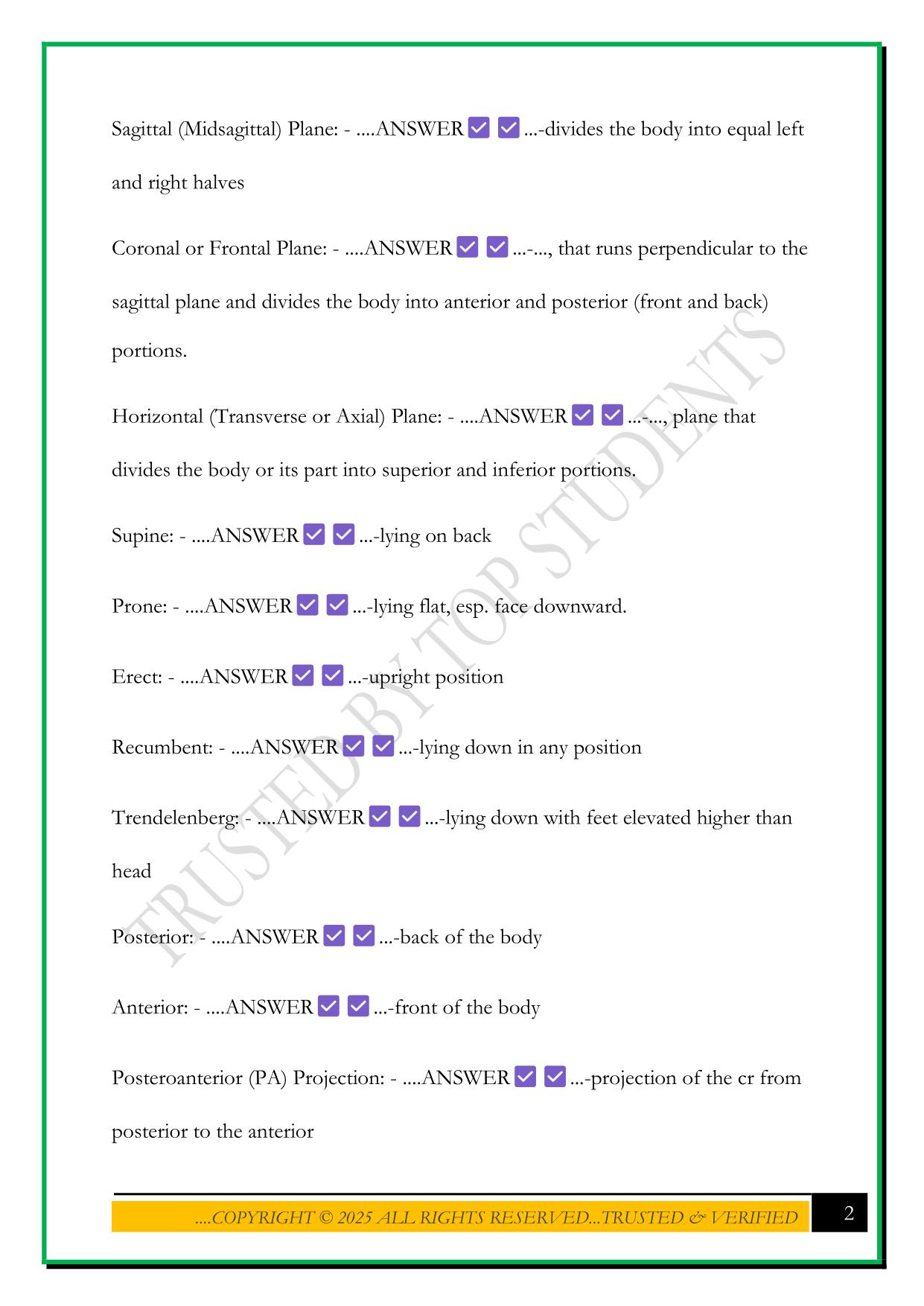 DMI 102 EXAM 1 2025 QUESTIONS AND ANSWERS