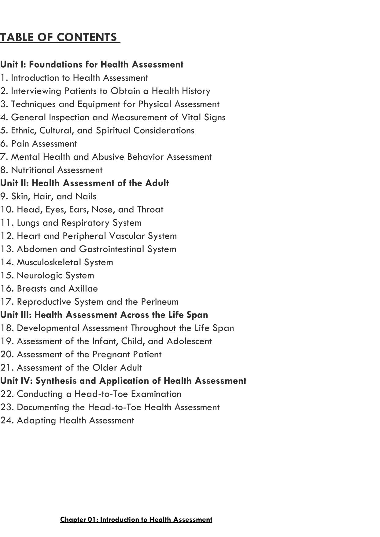 TEST BANK Health Assessment for Nursing Practice 7th Edition by Wilson Chapter 1 - 24 Exam MCQ WITH Answers |100% Pass 
