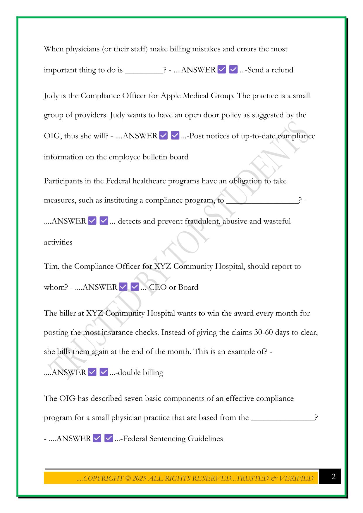 CPCO STUDY GUIDE 2025 QUESTIONS AND ANSWERS