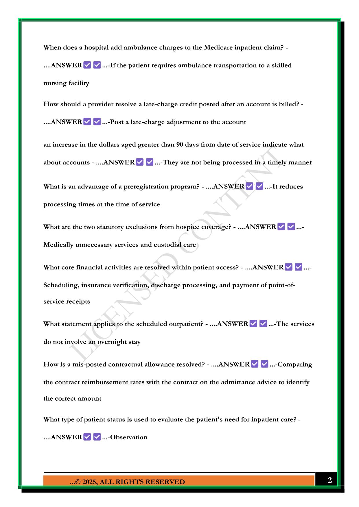 CRCR EXAM PREP 2025 QUESTIONS AND ANSWERS