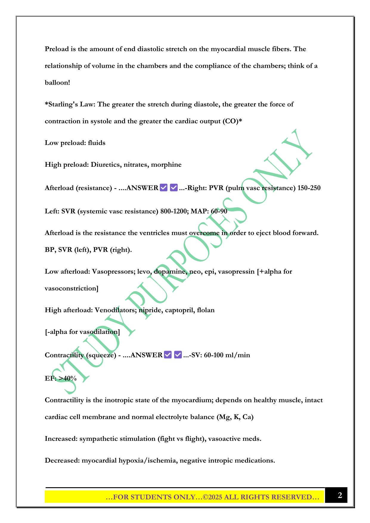 ICU/BKAT exam 2025 Questions and Answers
