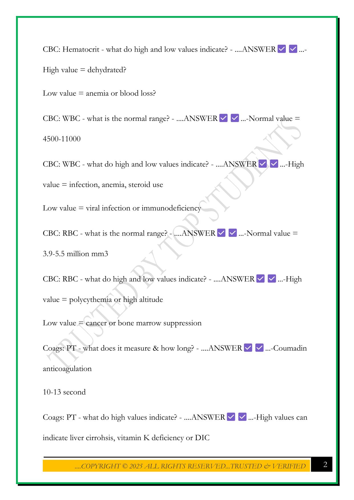 AIR METHODS CC PARAMEDIC EXAM 2025 QUESTIONS AND ANSWERS