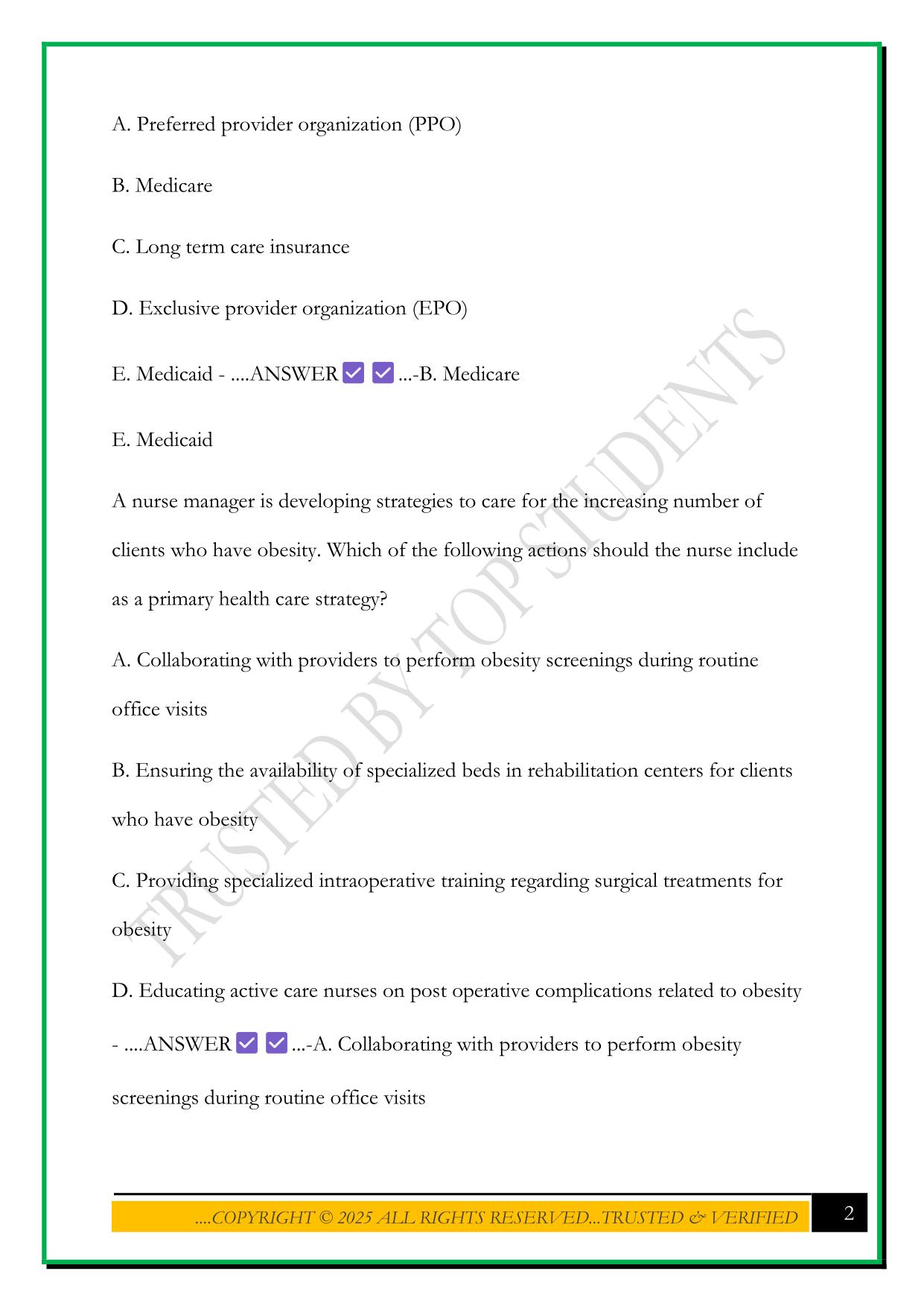 ATI FUNDAMENTALS OF NURSING PRACTICE QUESTIONS 2025 WITH CORRECT ANSWERS