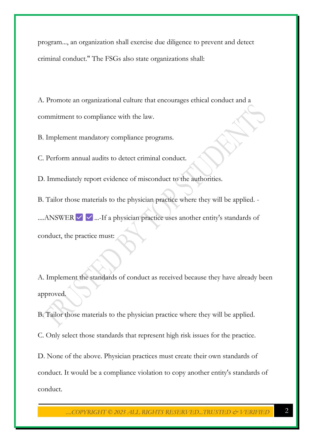 CPCO CERTIFICATION EXAM 2025 QUESTIONS AND ANSWERS
