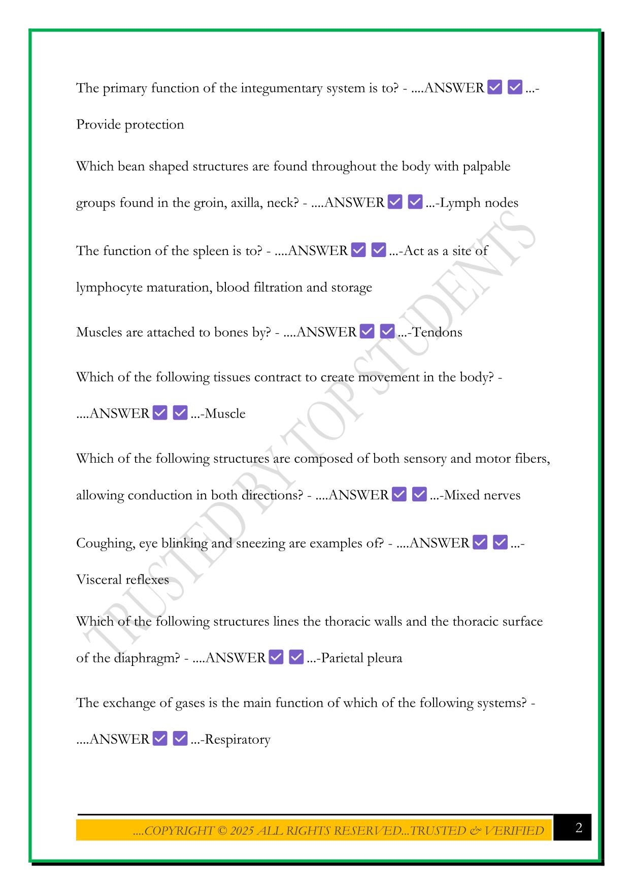 STATE BOARD PRACTICE EXAM MASSAGE THERAPY EXAM 2025 QUESTIONS AND ANSWERS