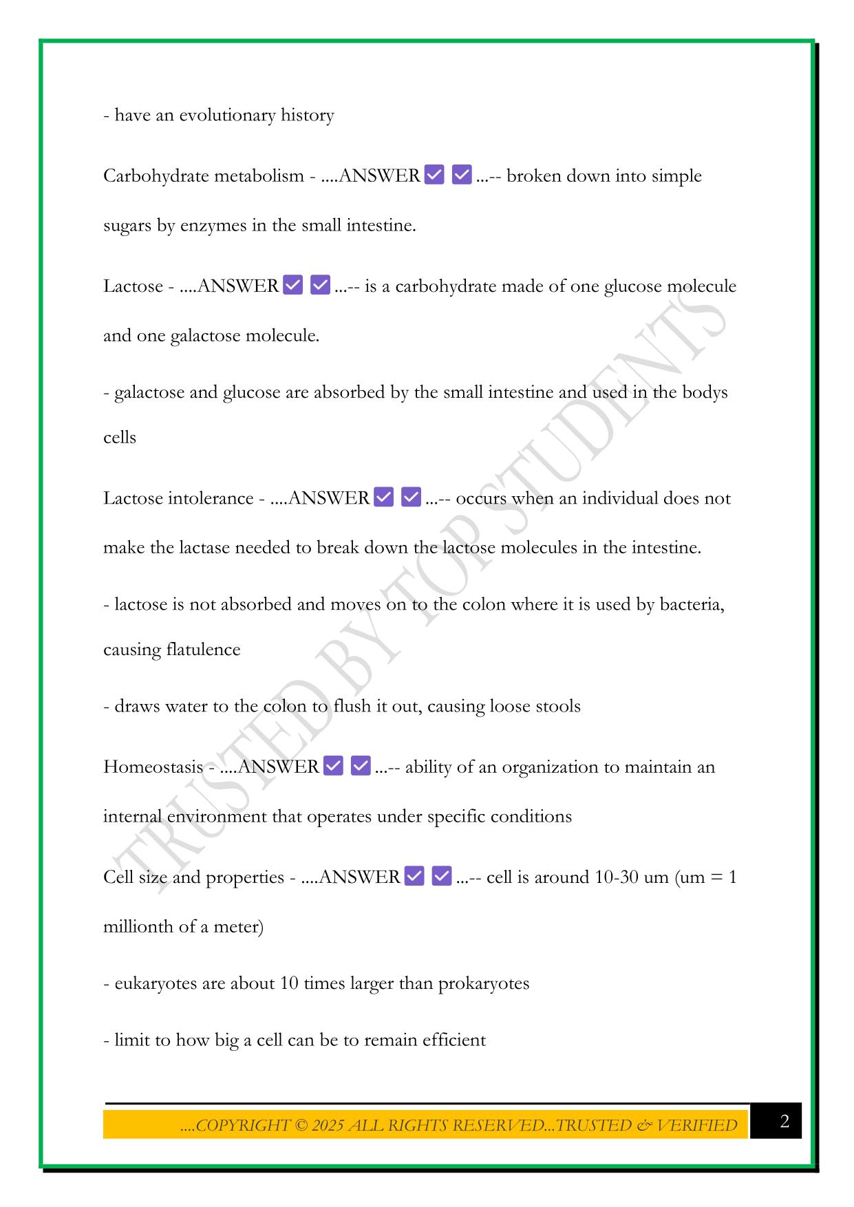 NATS 1675 EXAM 2025 QUESTIONS AND ANSWERS